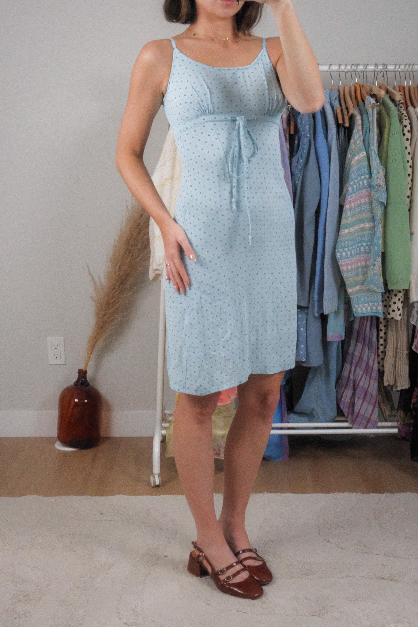 Vintage x Floral Midi Dress (XS)