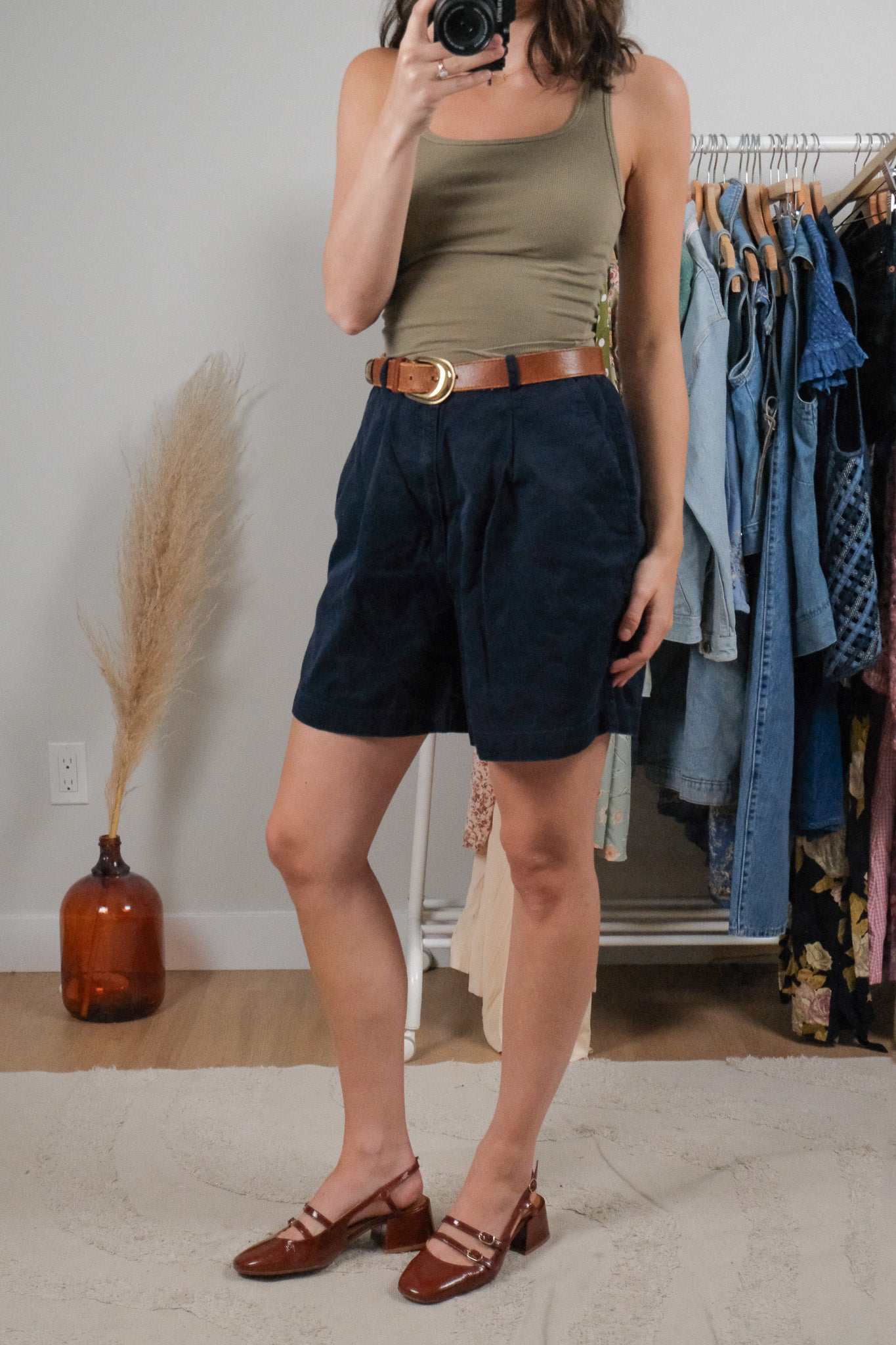 Vintage x Cotton Pleated Shorts (29)