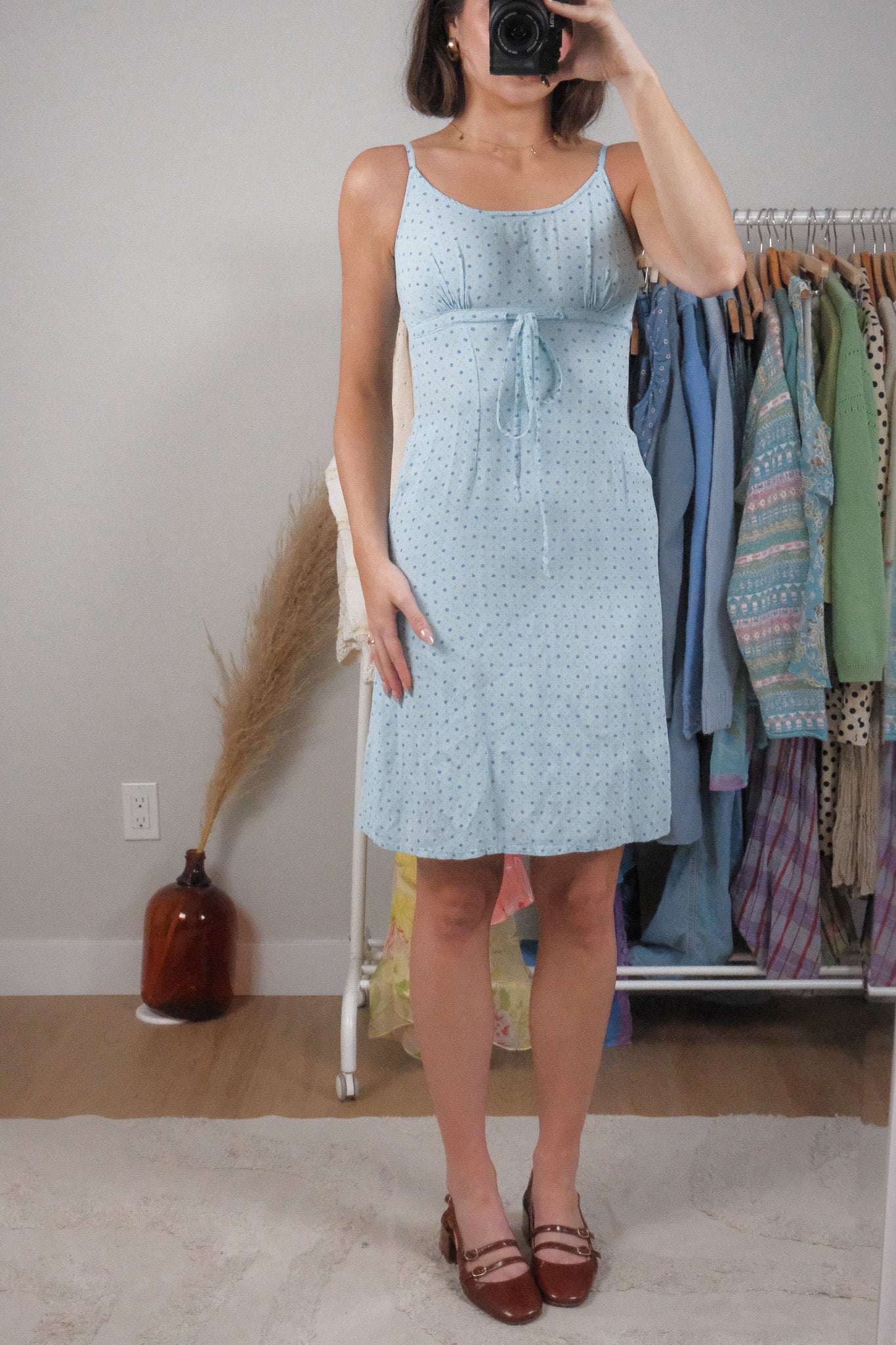 Vintage x Floral Midi Dress (XS)