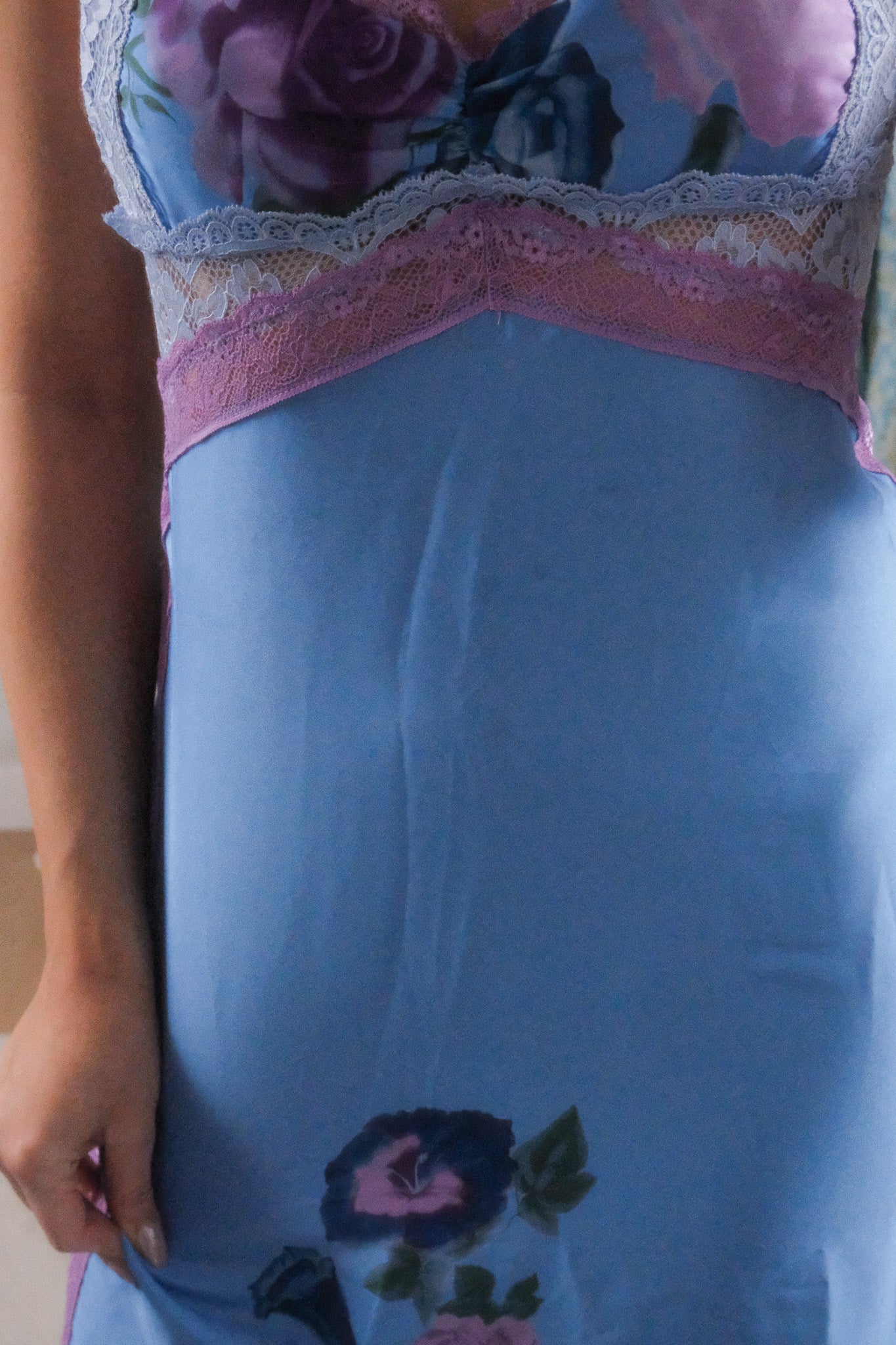 Free People x Floral Lace Maxi Dress (S)