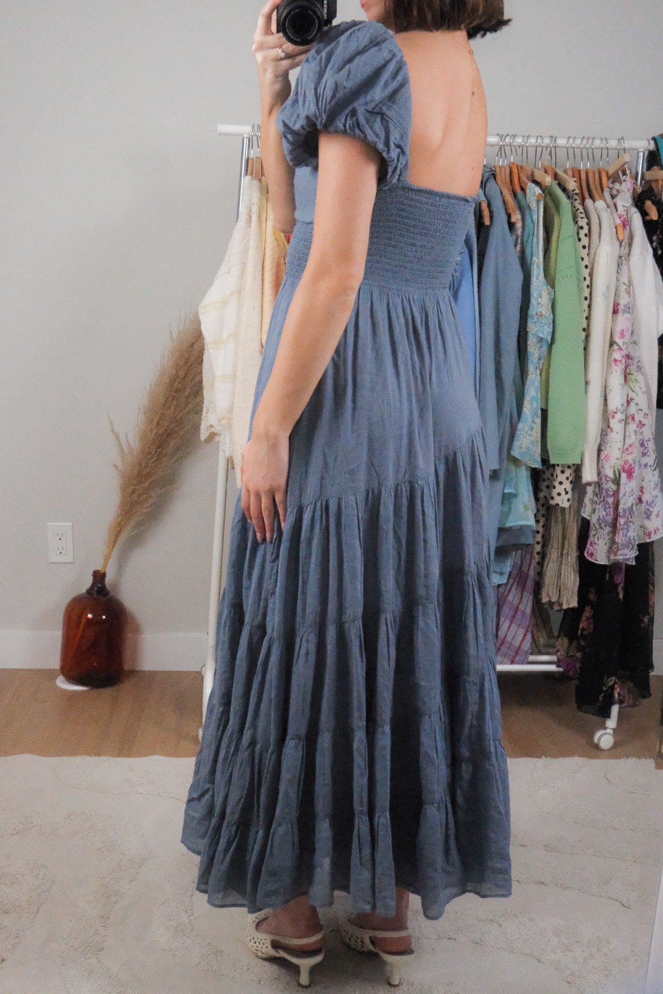 Free People x Cotton Maxi Dress (XS/S)