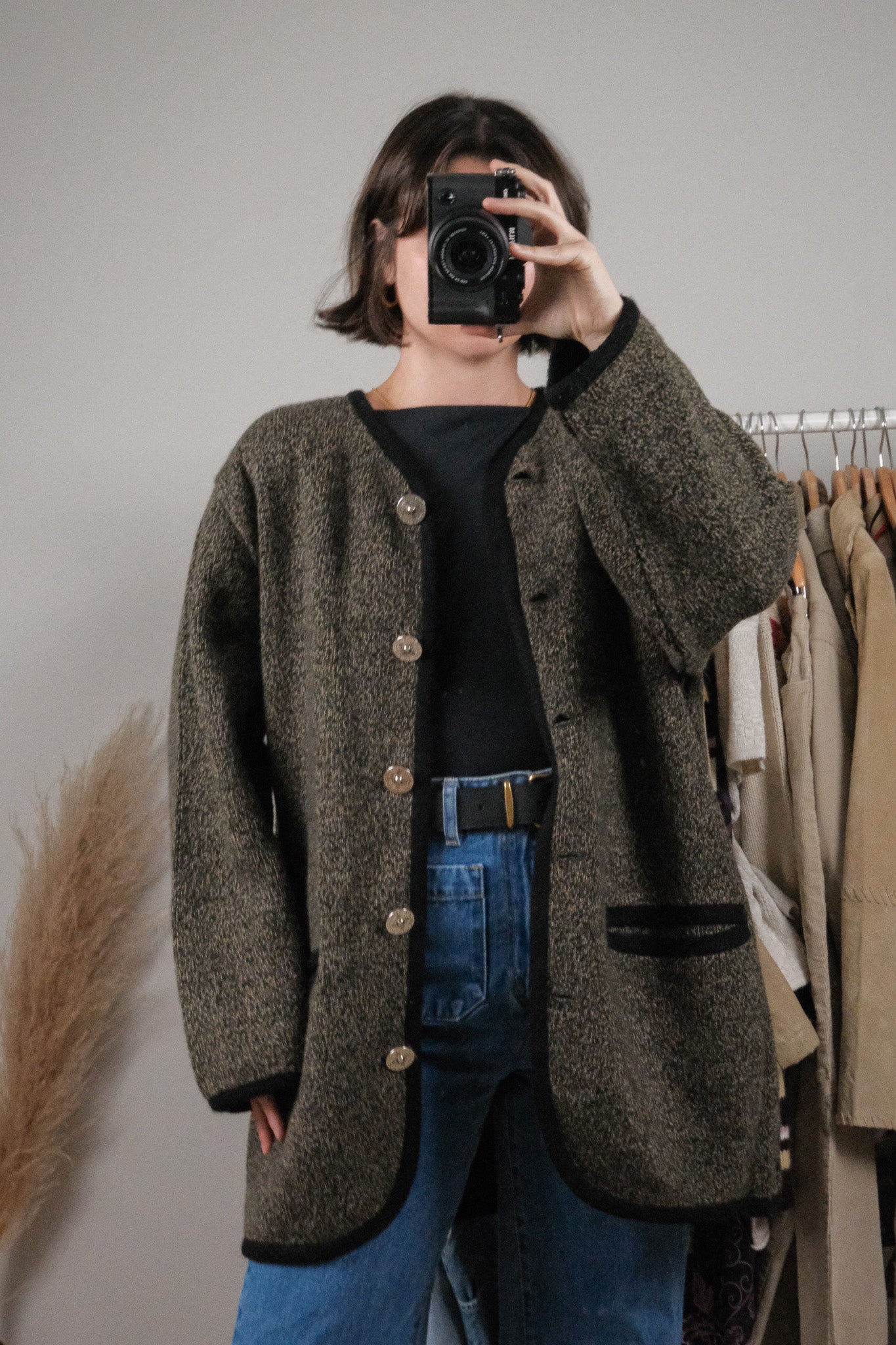 Made in Canada x Vintage x Tundra Wool Blend Cardigan (L/XL)