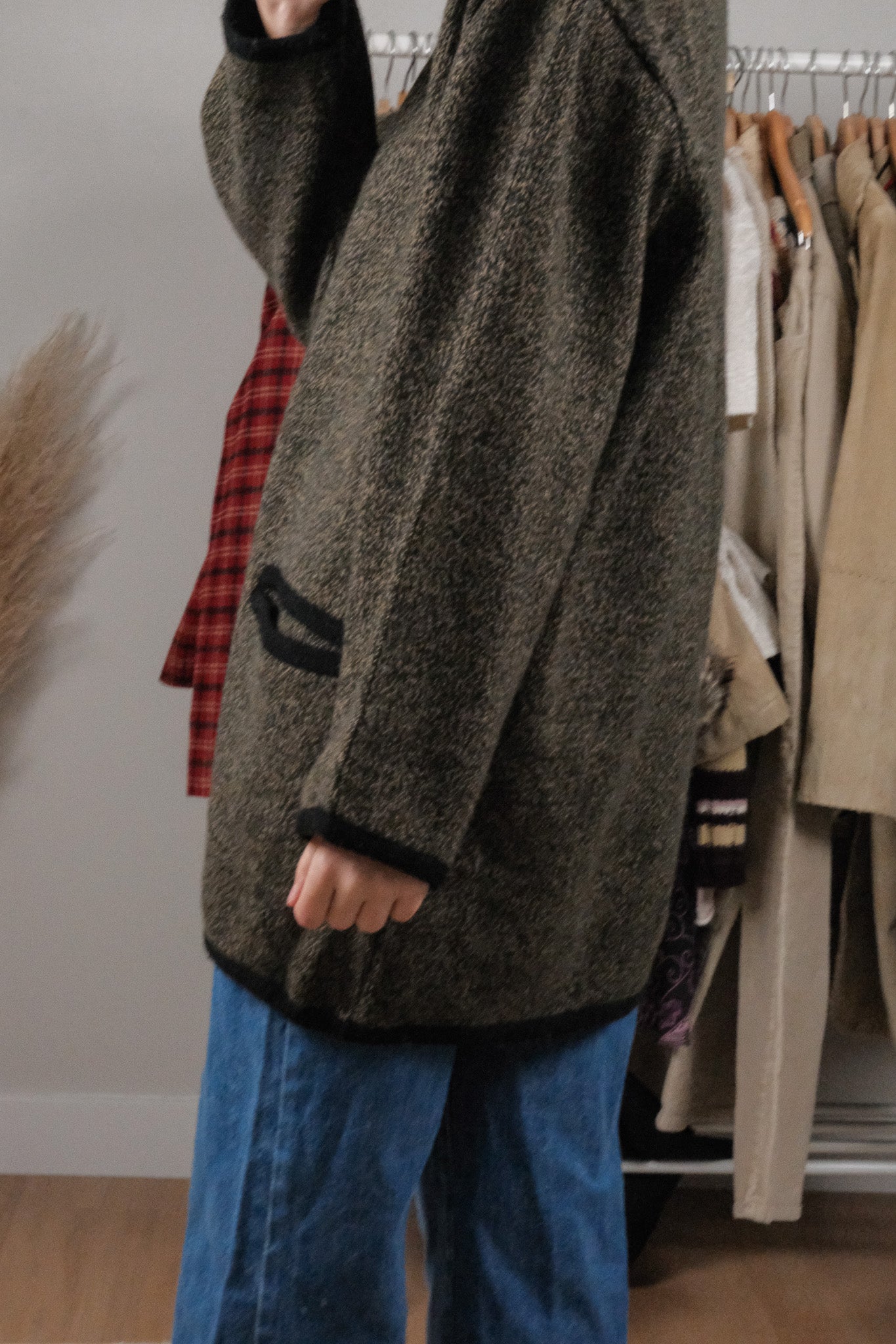 Made in Canada x Vintage x Tundra Wool Blend Cardigan (L/XL)