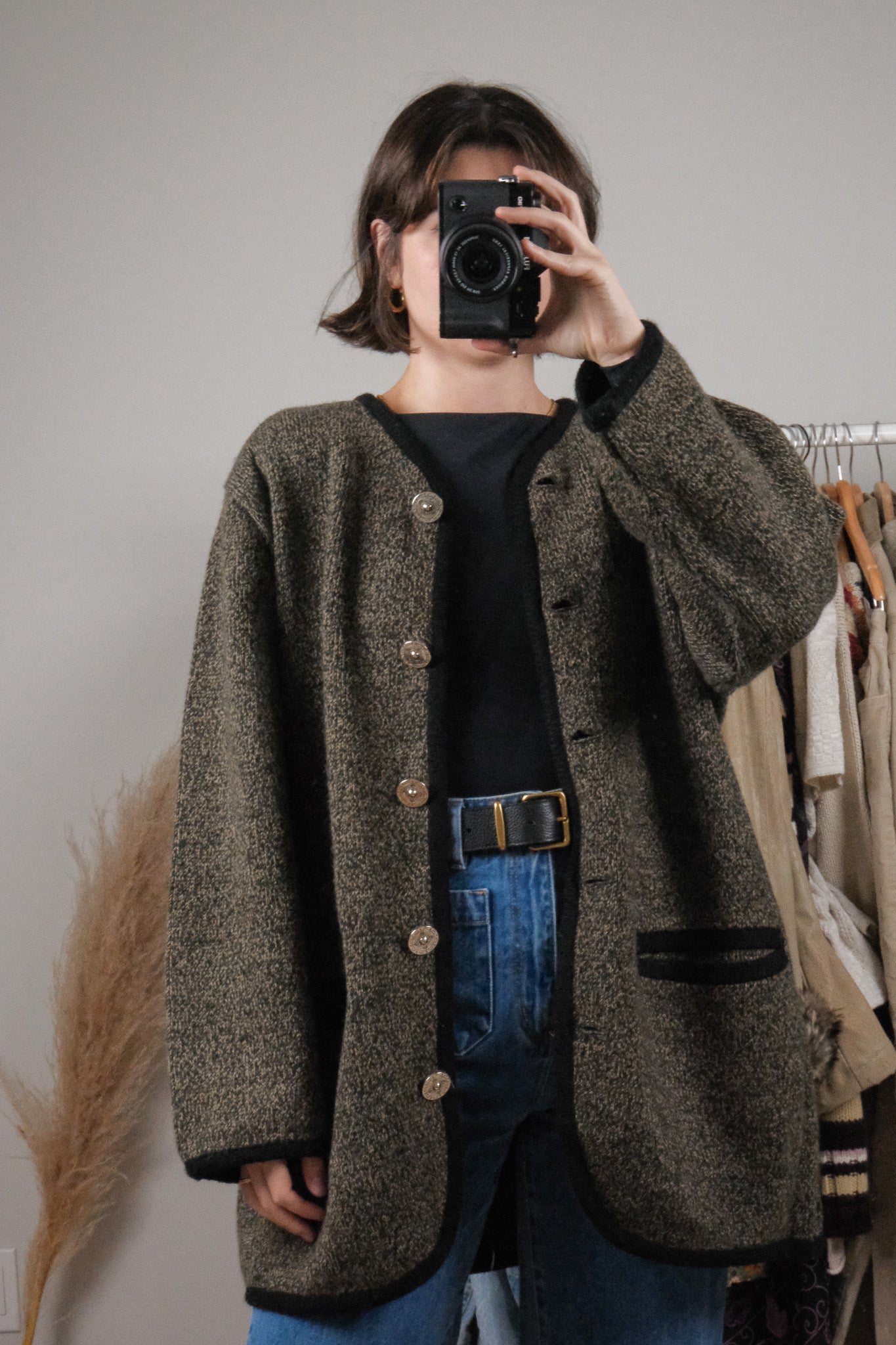 Made in Canada x Vintage x Tundra Wool Blend Cardigan (L/XL)