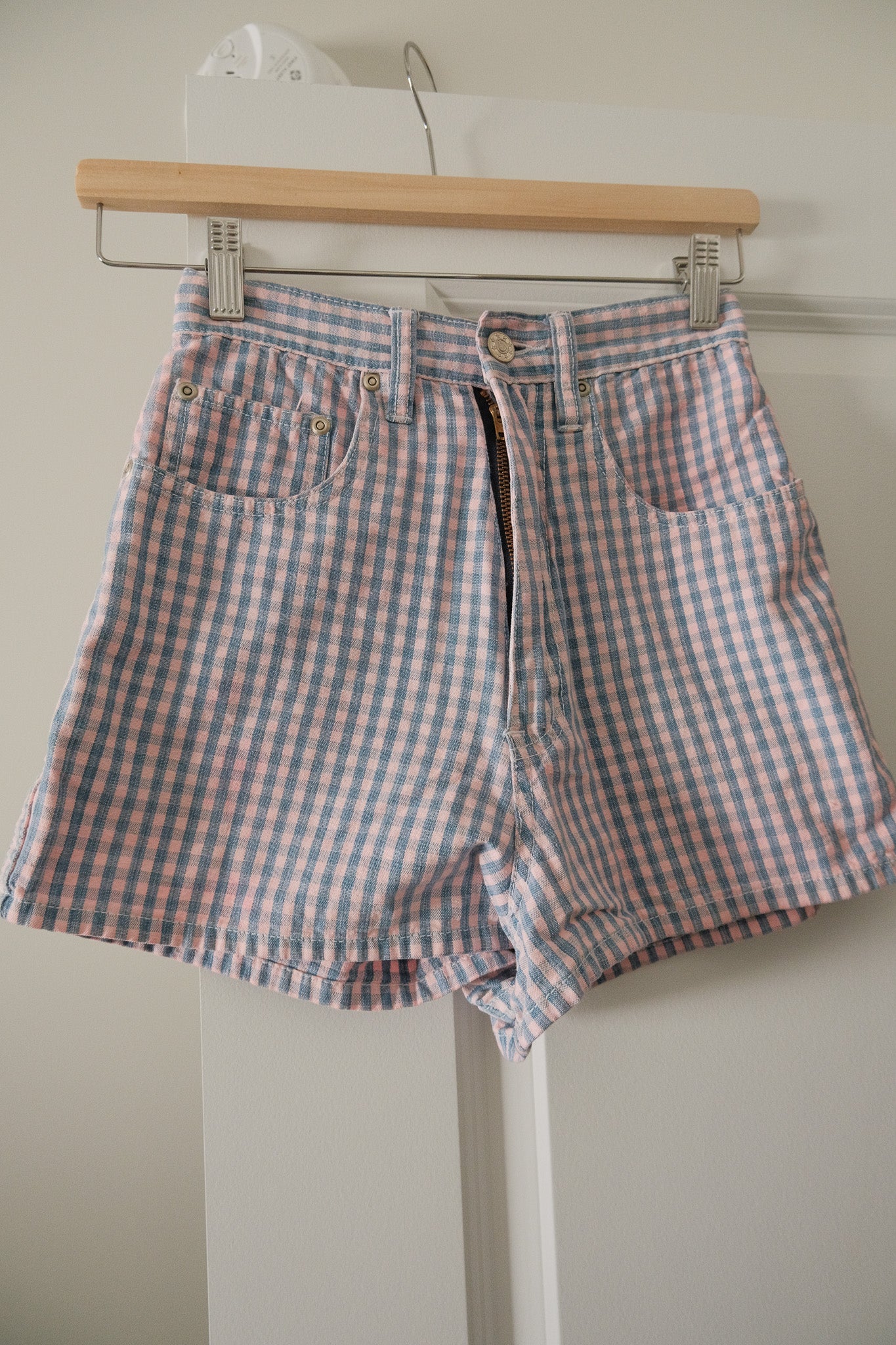 Vintage x Cotton Gingham Shorts (00)