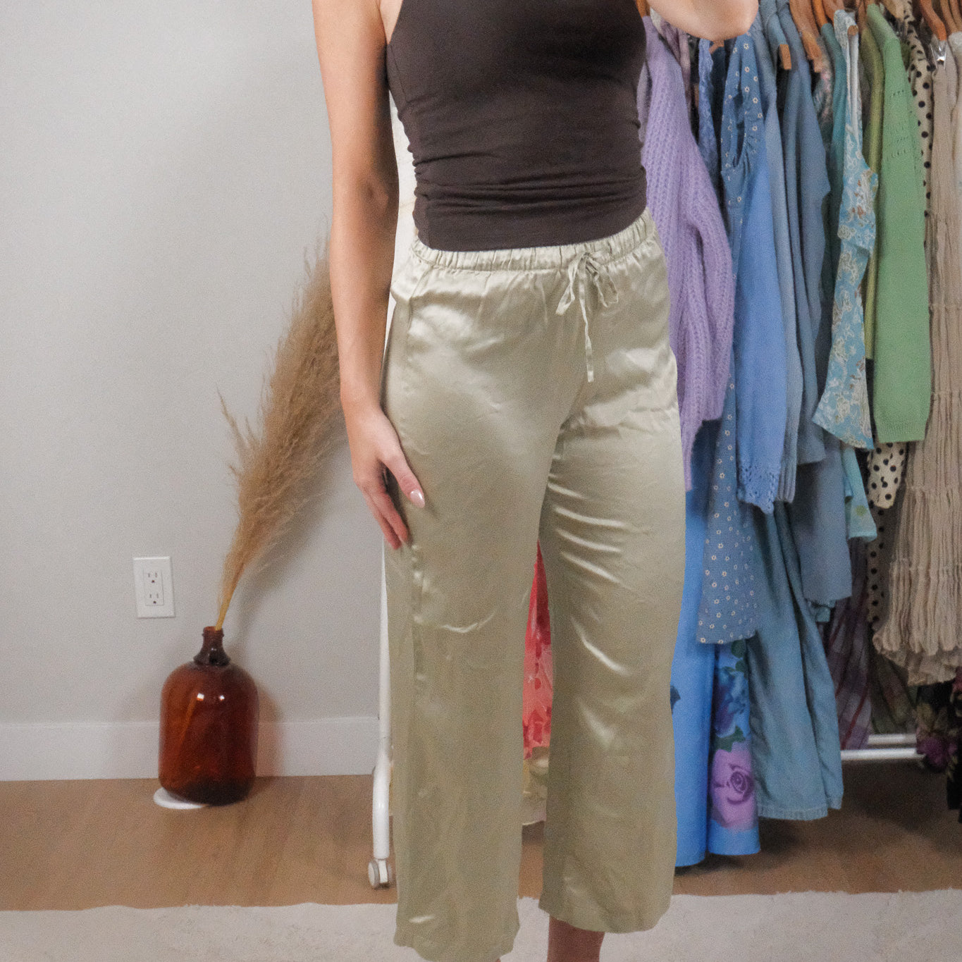Modern x Reformation x 100% Silk Pants (XS)