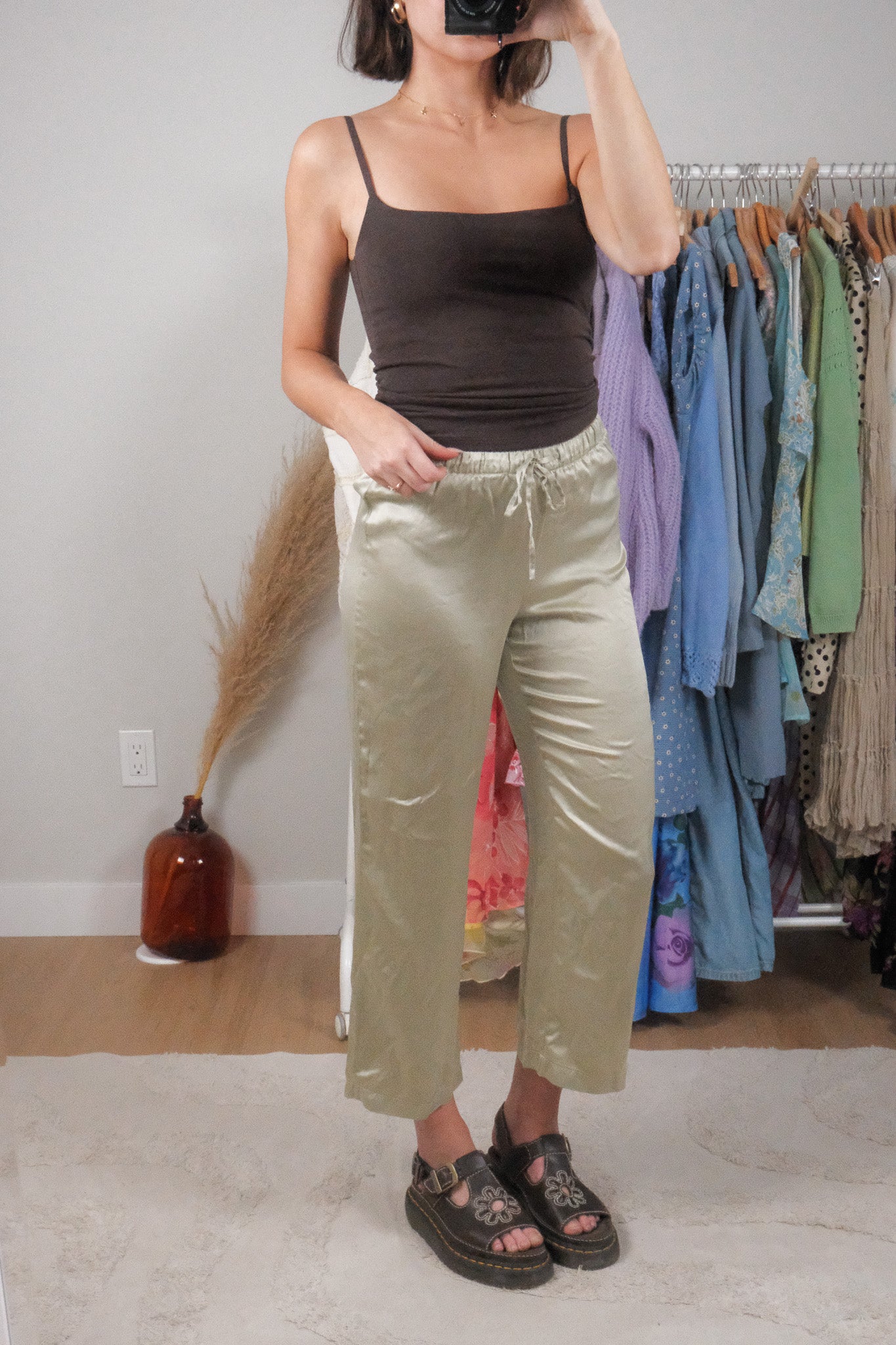 Modern x Reformation x 100% Silk Pants (XS)