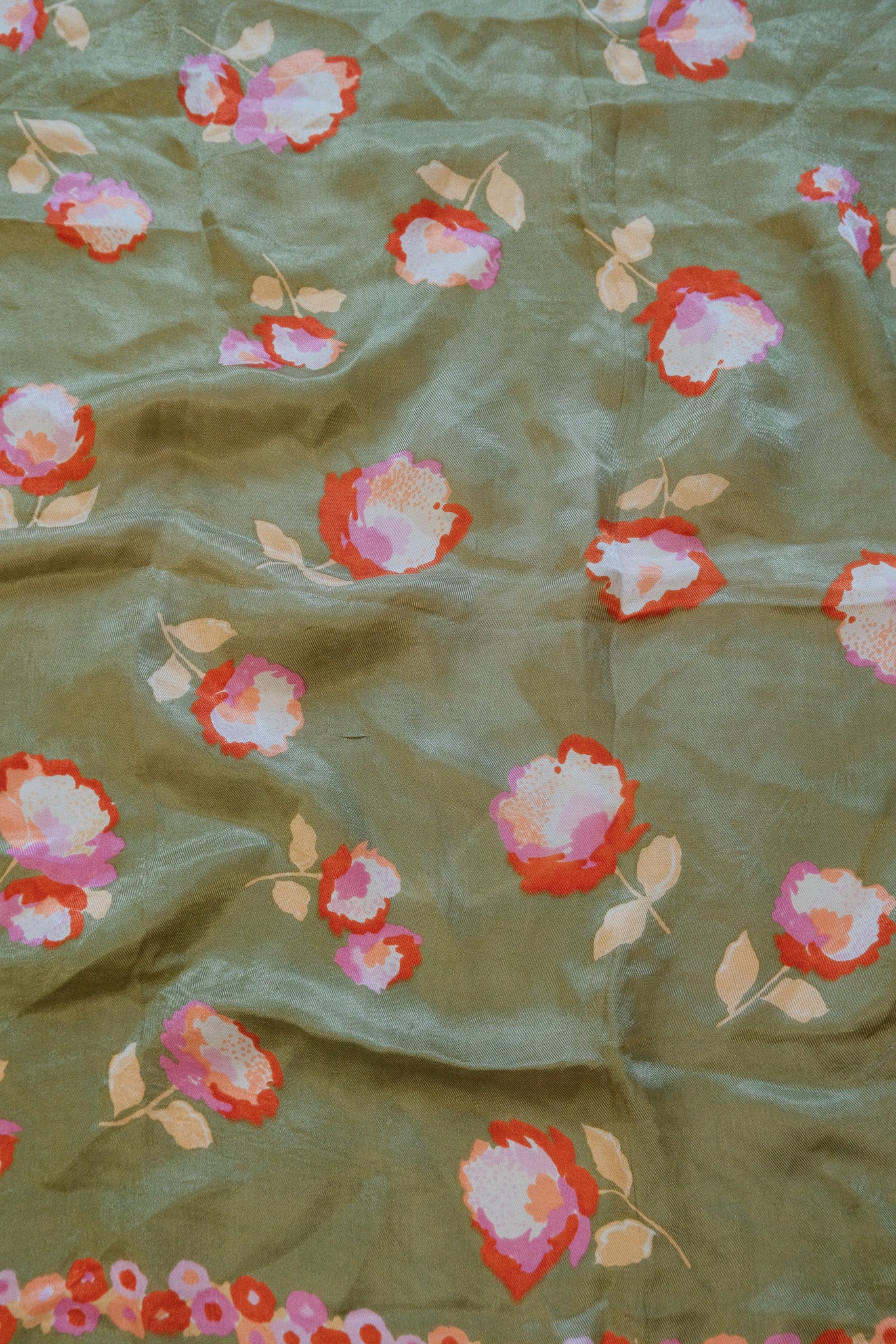 Vintage x Floral Scarf