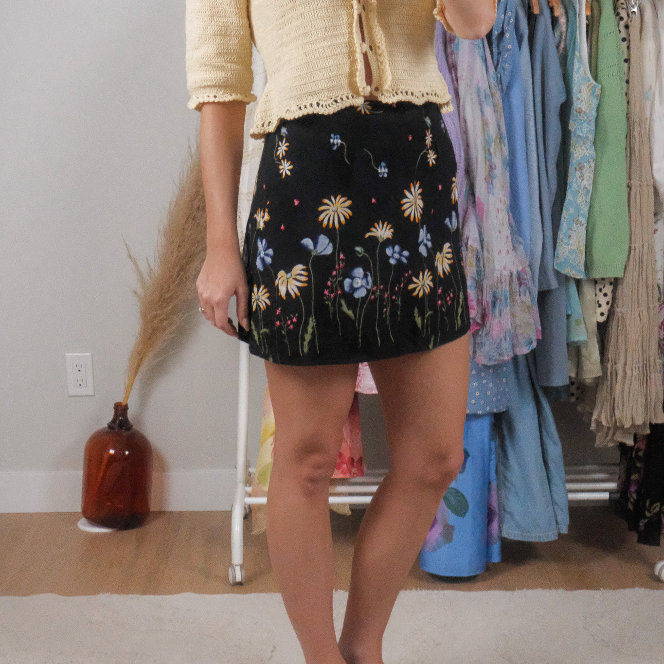 Made in Canada x Vintage x Floral Skirt (4)