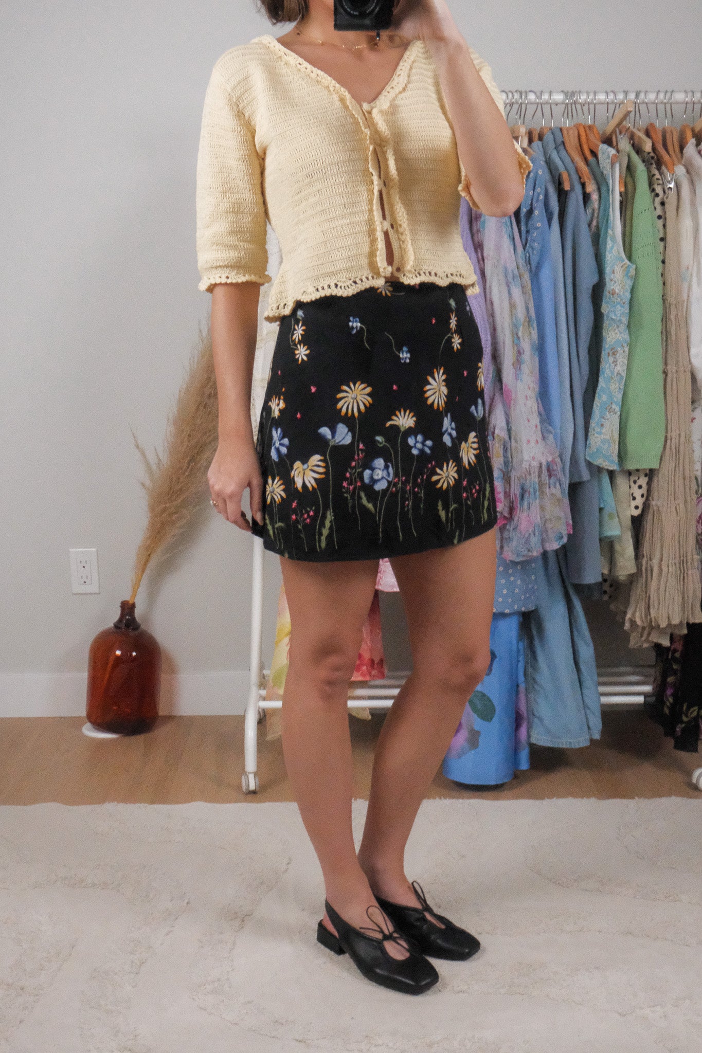 Made in Canada x Vintage x Floral Skirt (4)