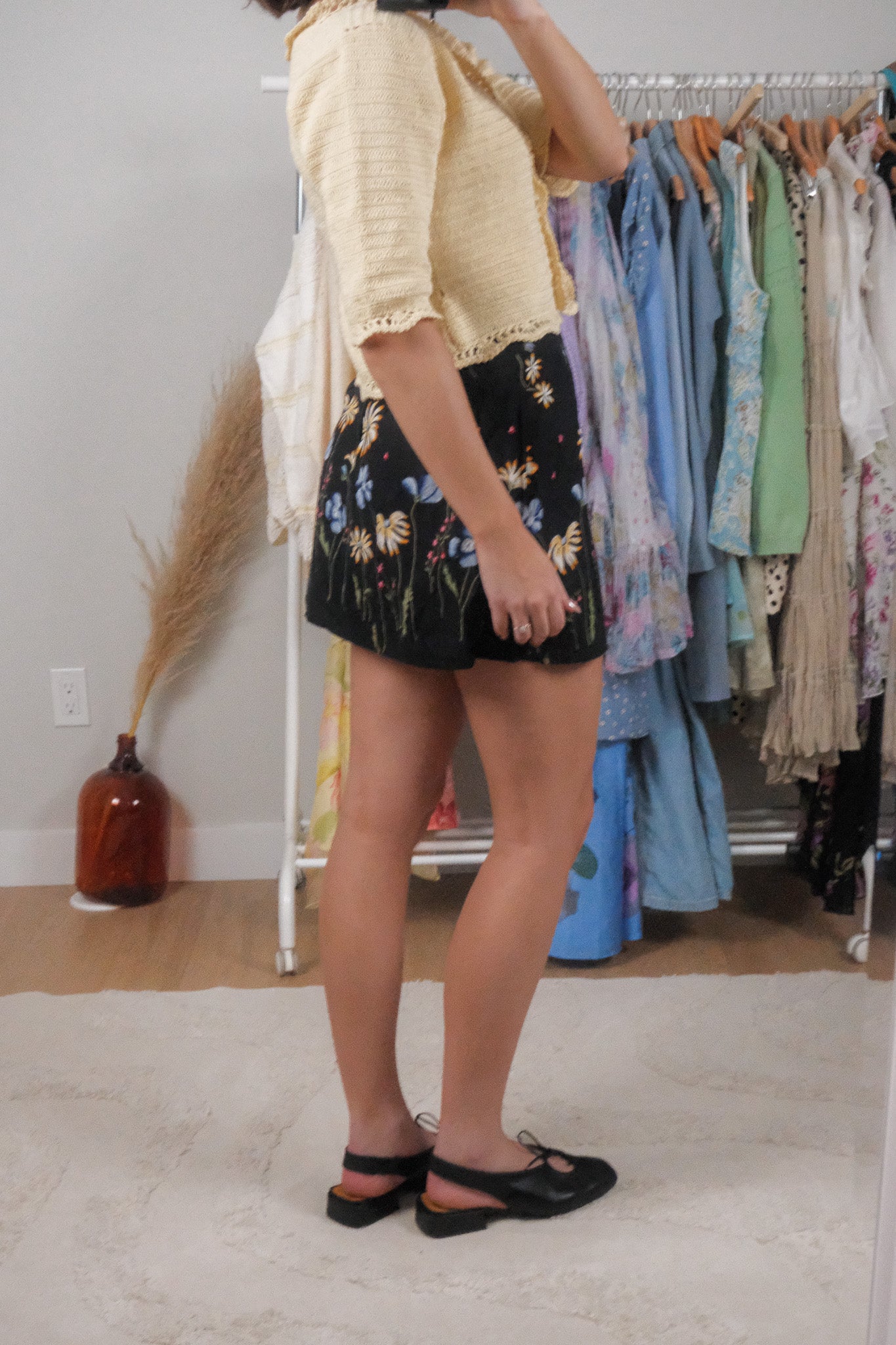 Made in Canada x Vintage x Floral Skirt (4)