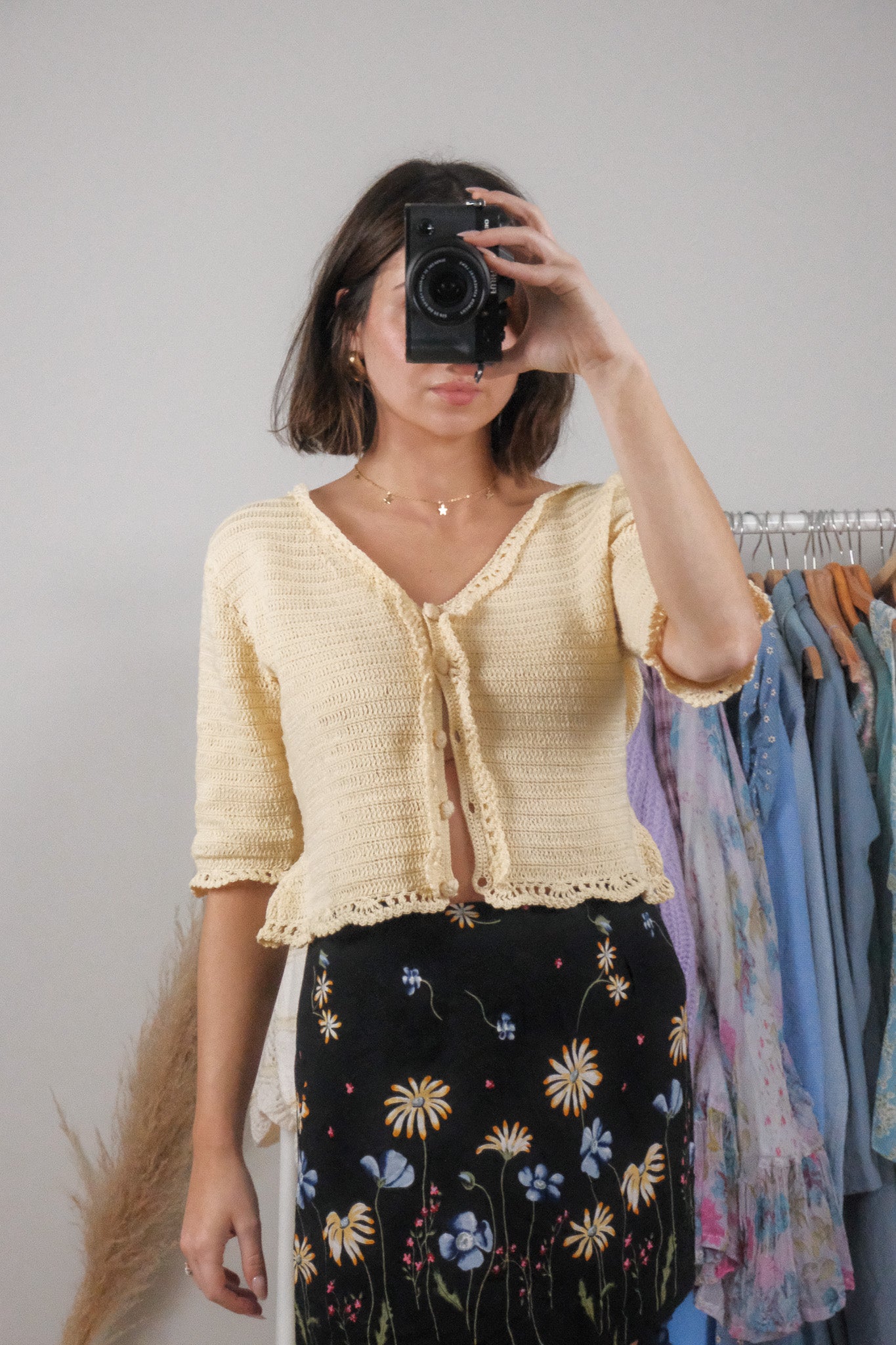 Vintage x Cotton Cropped Knit (M)