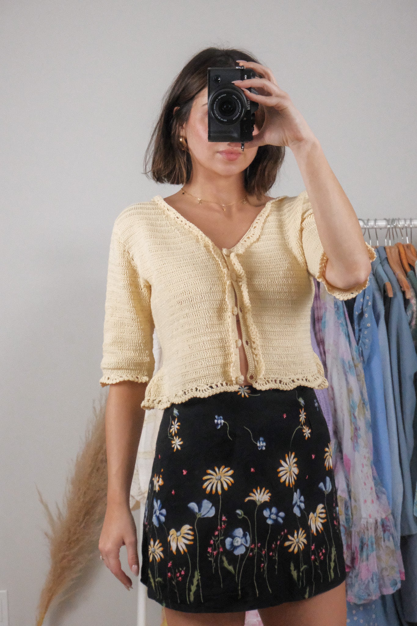 Vintage x Cotton Cropped Knit (M)