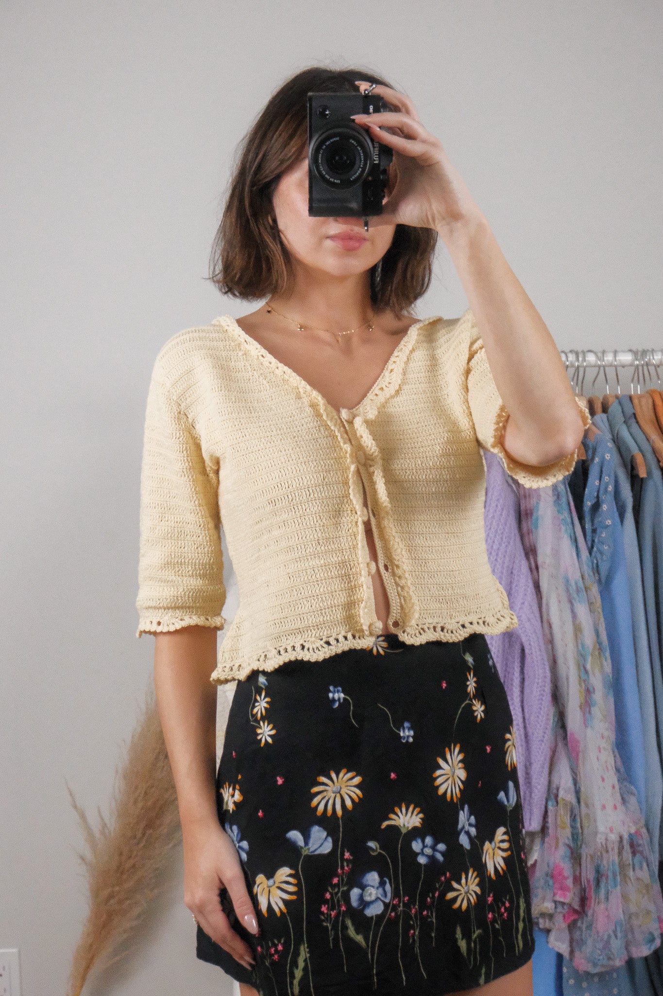 Vintage x Cotton Cropped Knit (M)