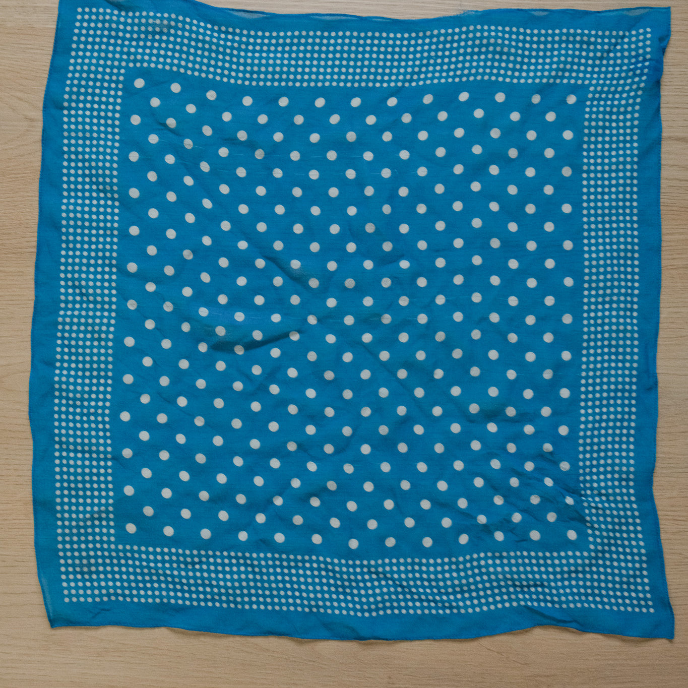 Vintage x Silk Polka Dot Scarf