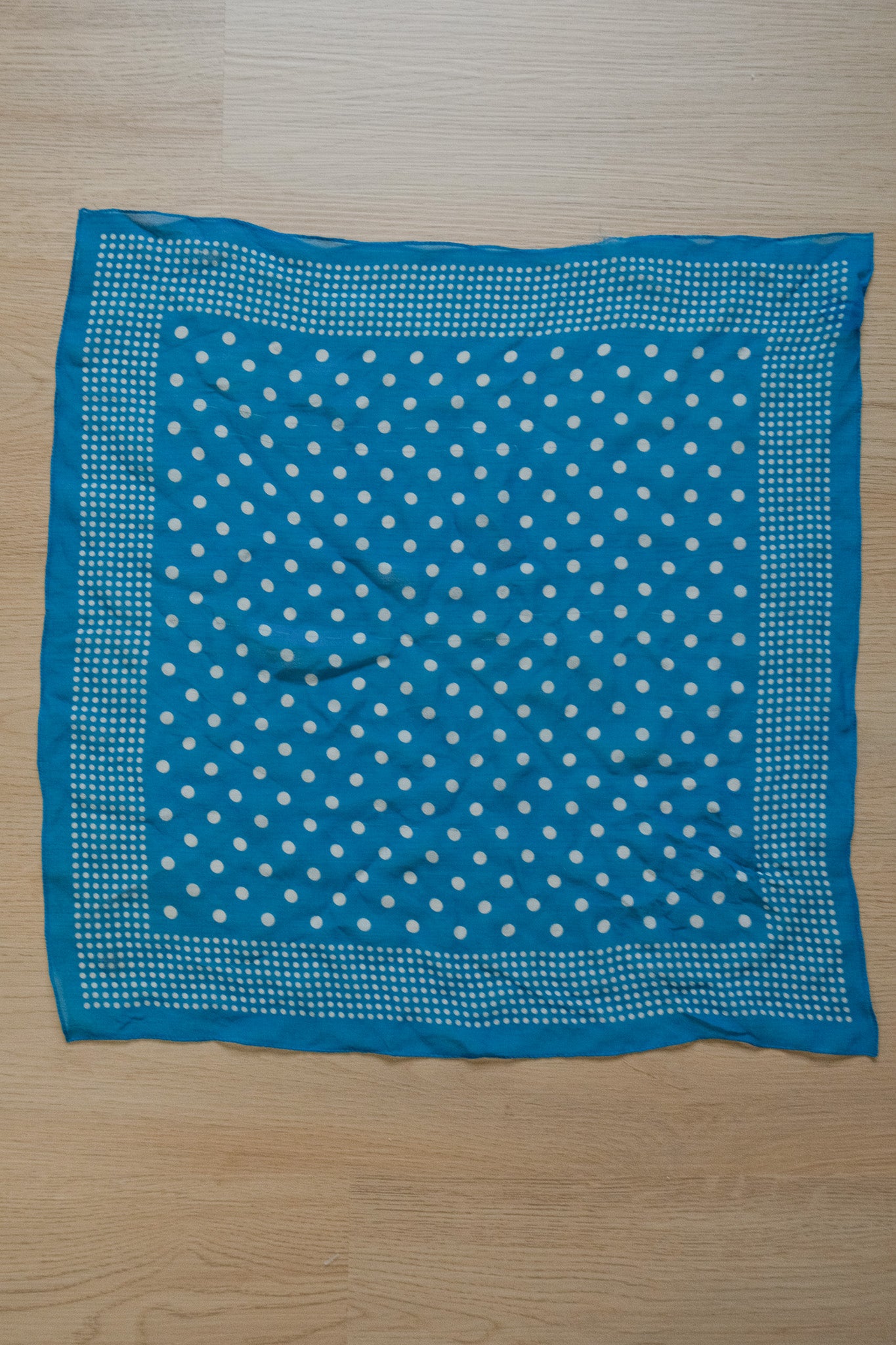 Vintage x Silk Polka Dot Scarf