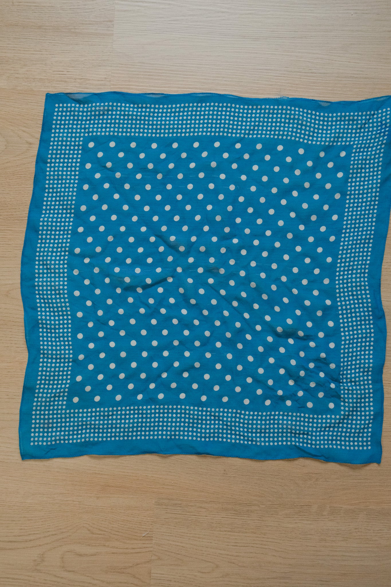 Vintage x Silk Polka Dot Scarf