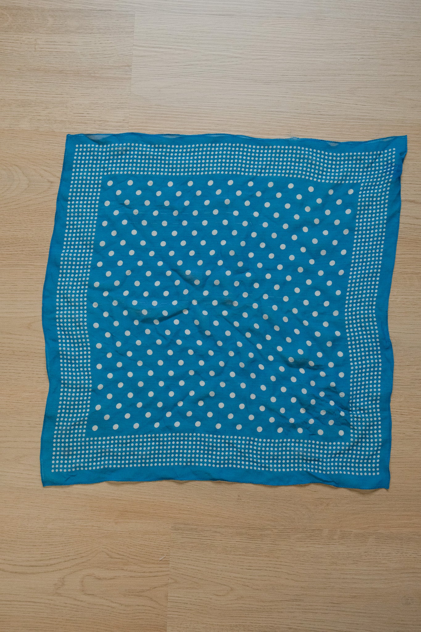 Vintage x Silk Polka Dot Scarf