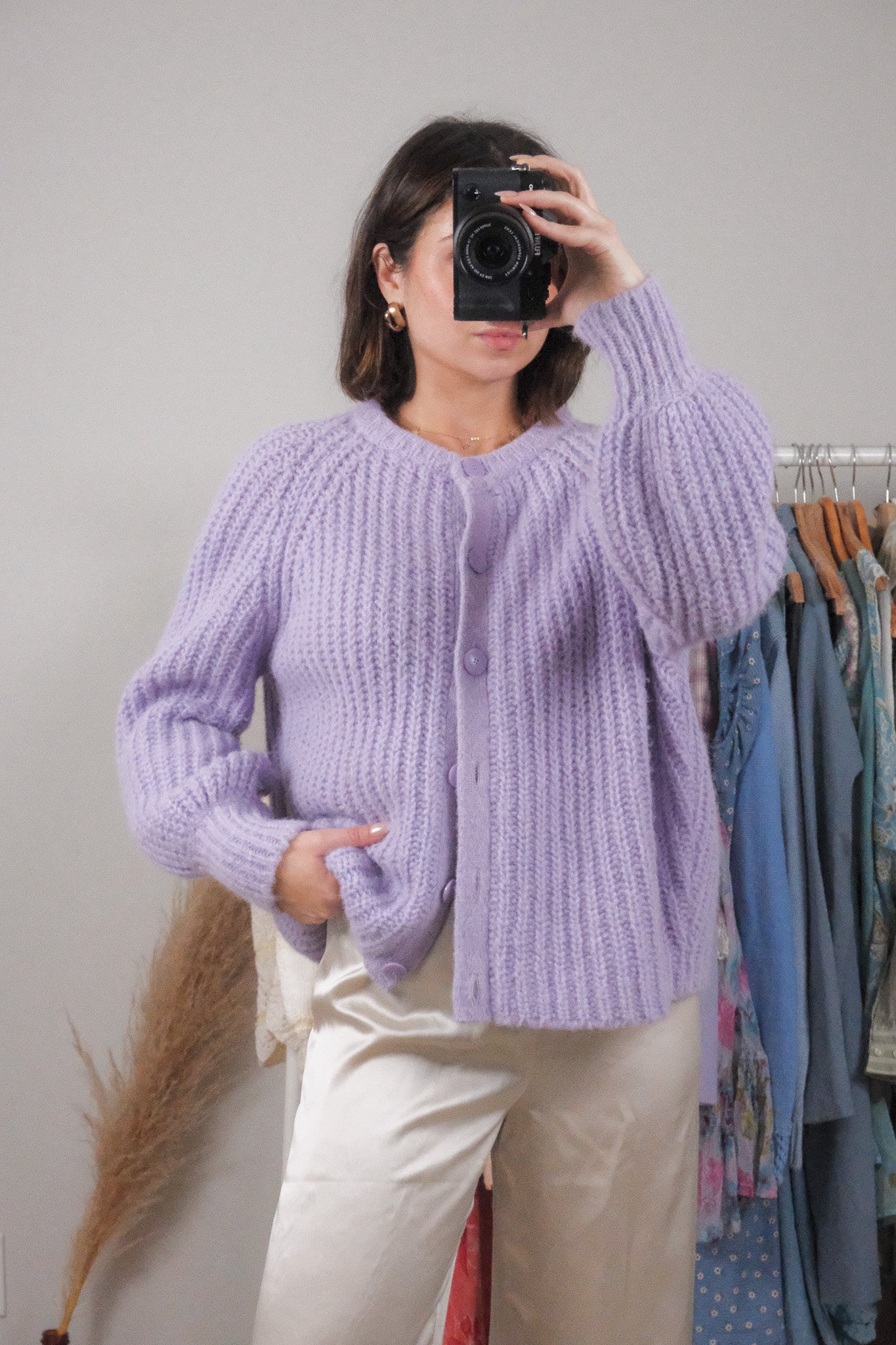 Sézane x Emile Wool/Alpaca Blend Chunky Cardigan (S/M)