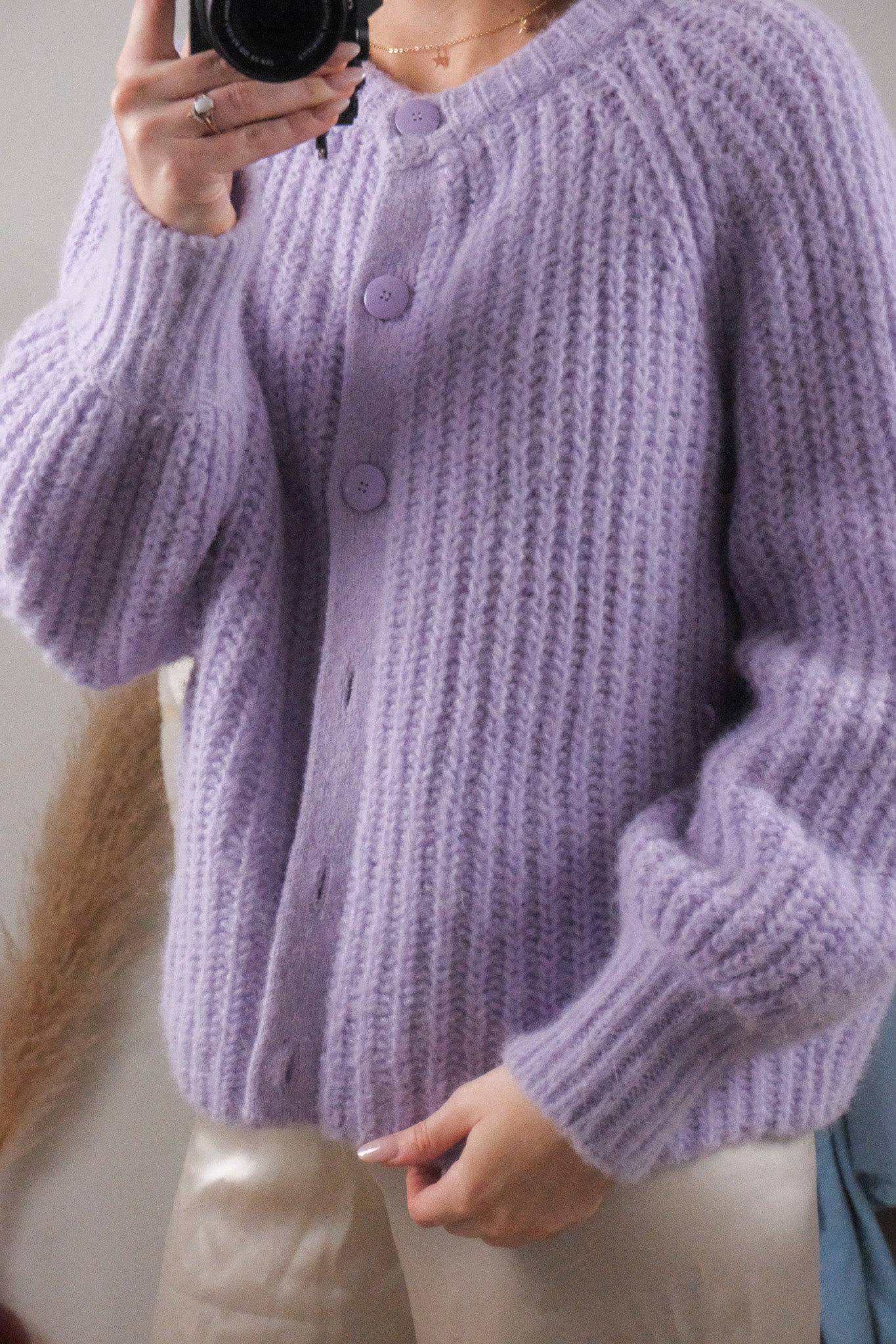 Sézane x Emile Wool/Alpaca Blend Chunky Cardigan (S/M)