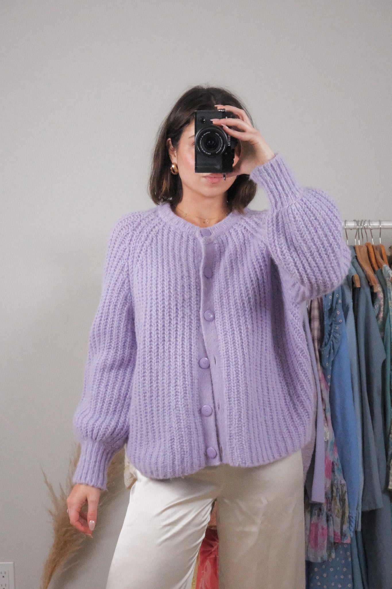 Sézane x Emile Wool/Alpaca Blend Chunky Cardigan (S/M)