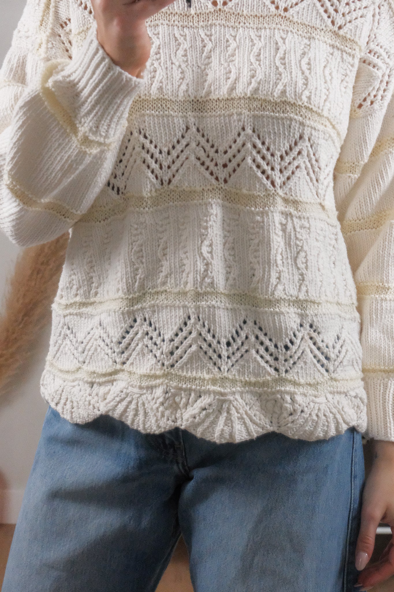 Vintage x Handmade Chunky Knit (S-L)