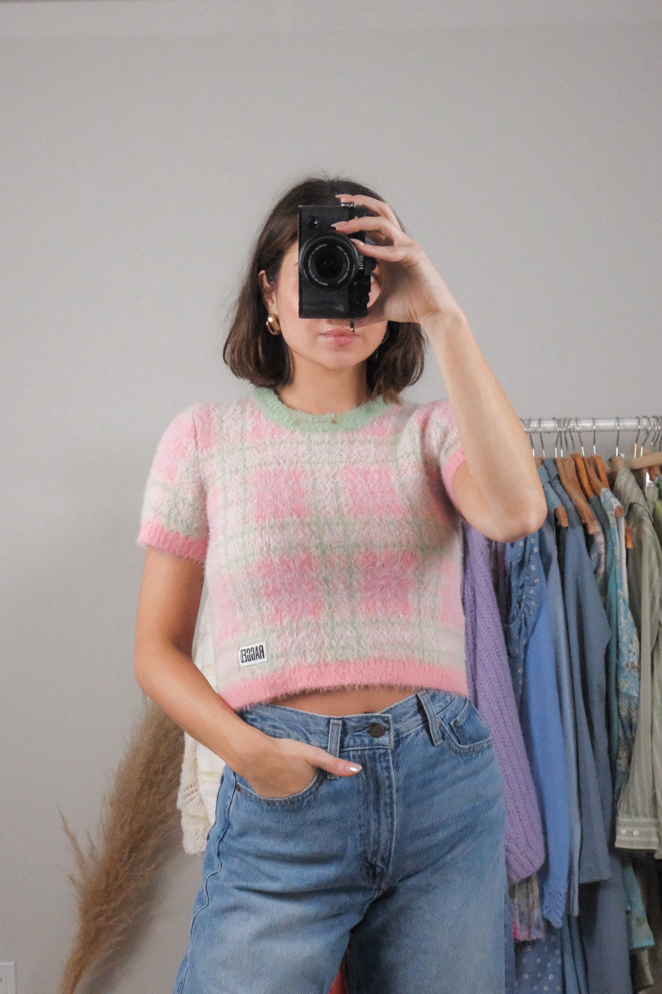 Ragged Priest x Plaid Crop Top (M/L)