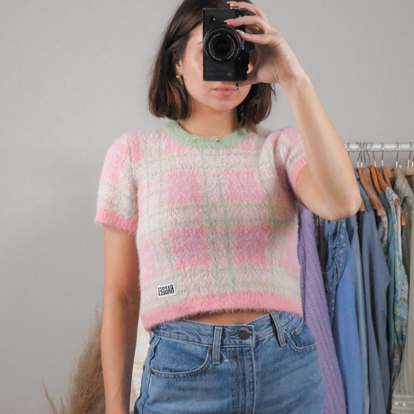 Ragged Priest x Plaid Crop Top (M/L)
