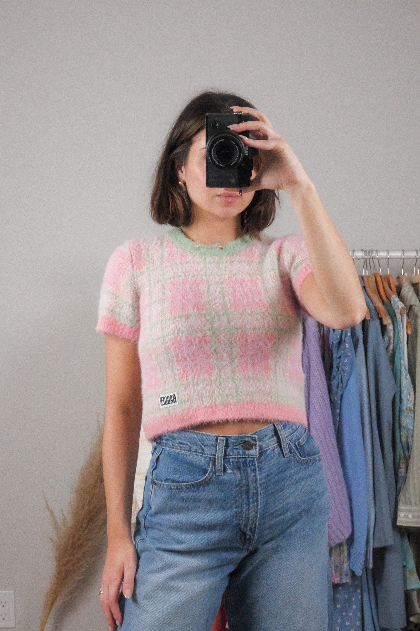 Ragged Priest x Plaid Crop Top (M/L)