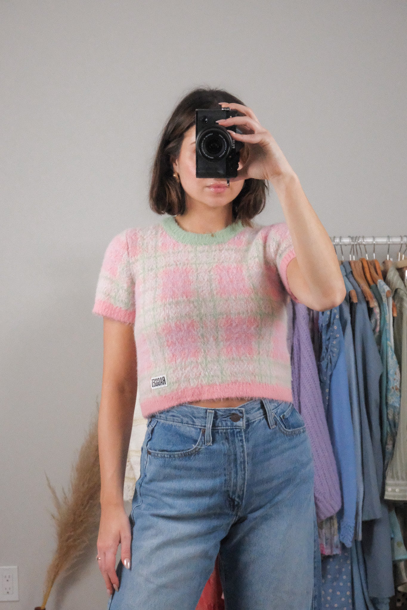 Ragged Priest x Plaid Crop Top (M/L)