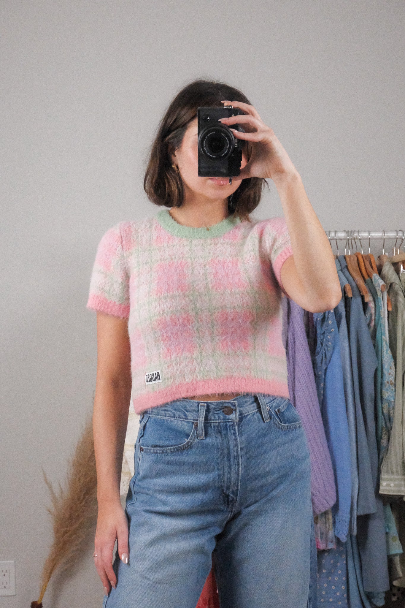 Ragged Priest x Plaid Crop Top (M/L)