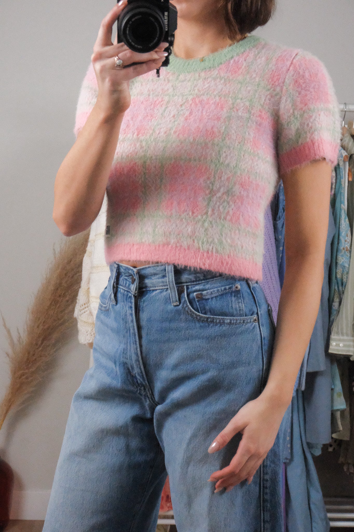 Ragged Priest x Plaid Crop Top (M/L)