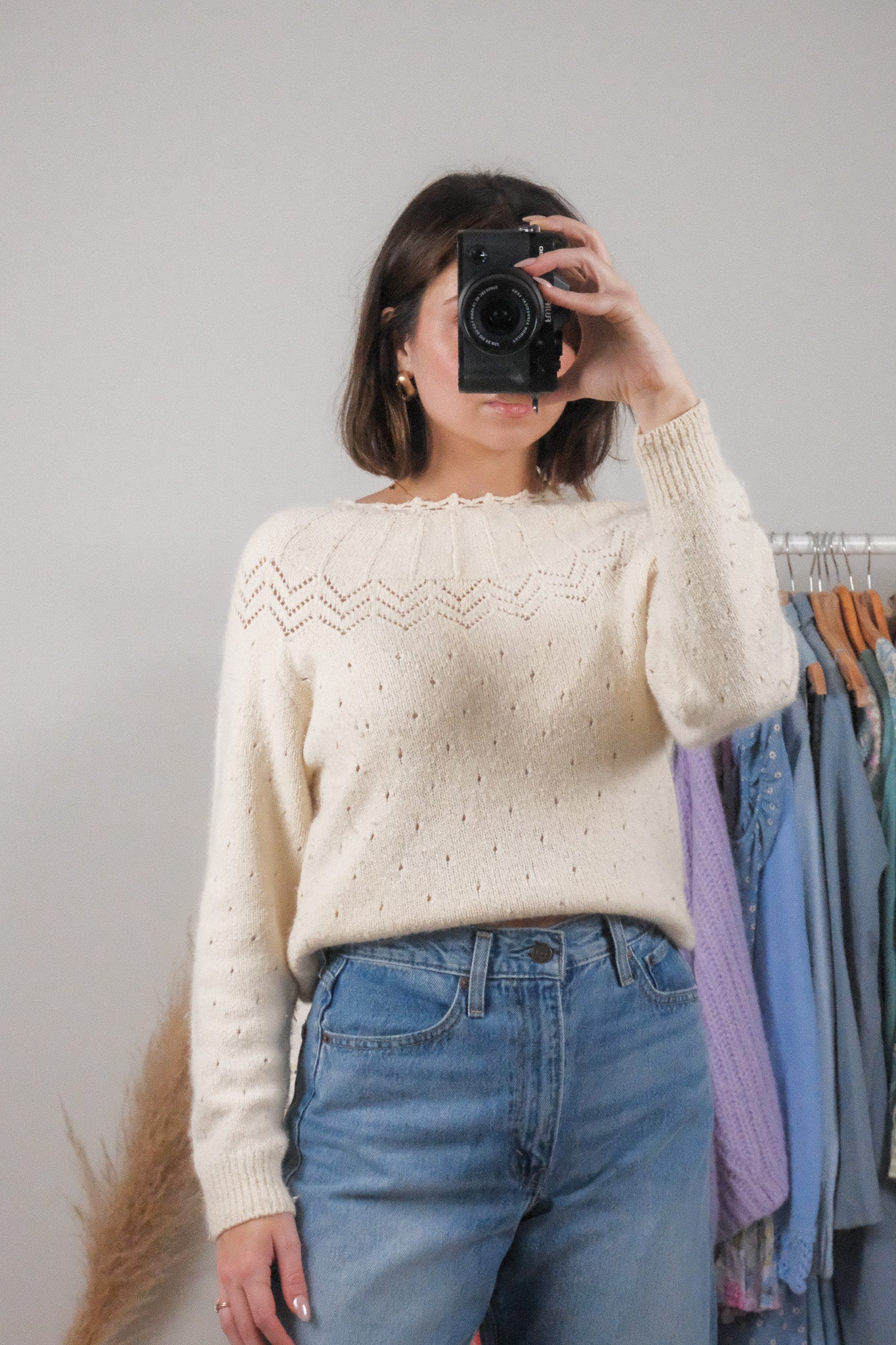 Vintage x Eaton x Silk/Angora/Wool Blend Knit (S/M)
