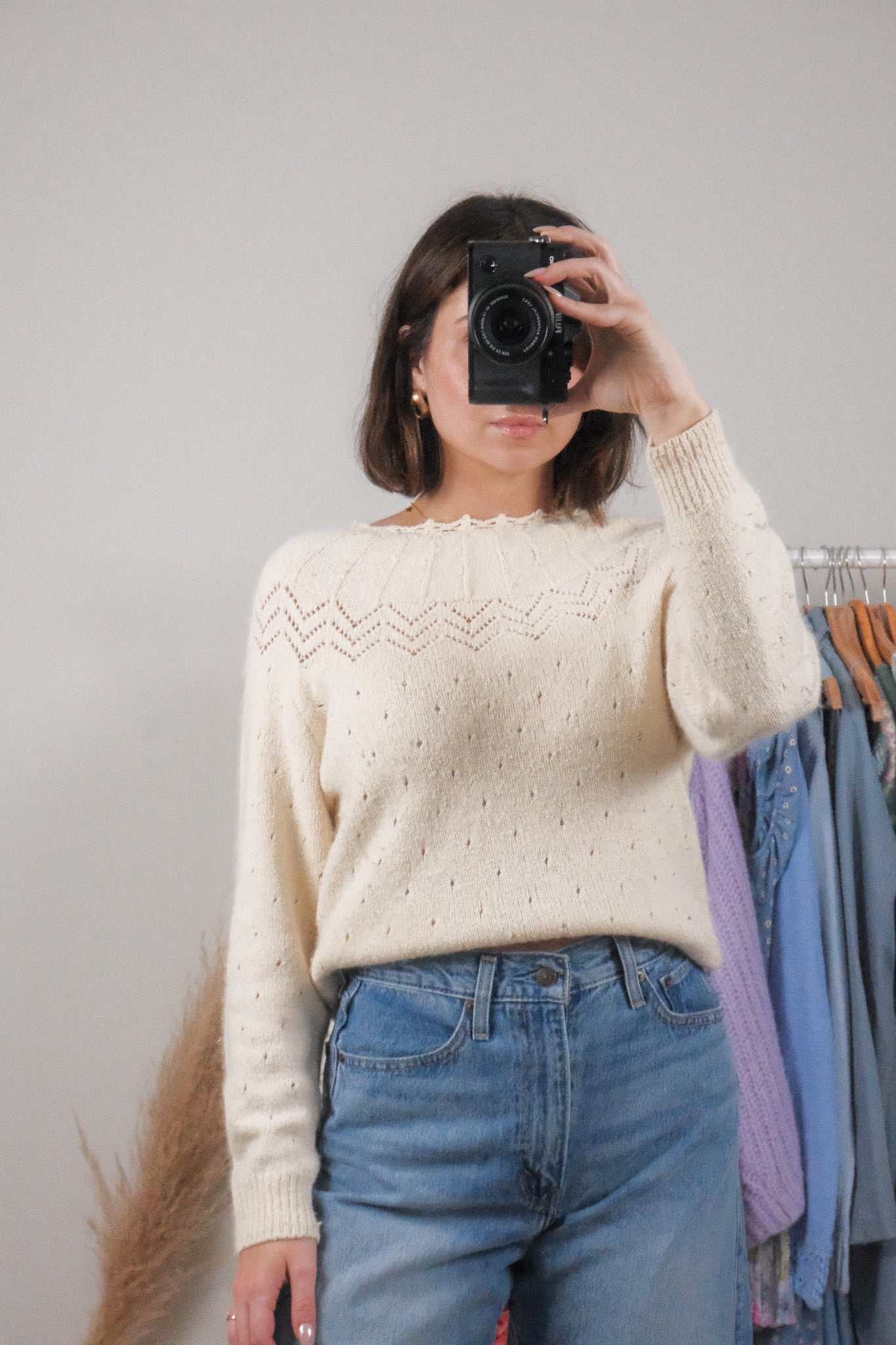 Vintage x Eaton x Silk/Angora/Wool Blend Knit (S/M)