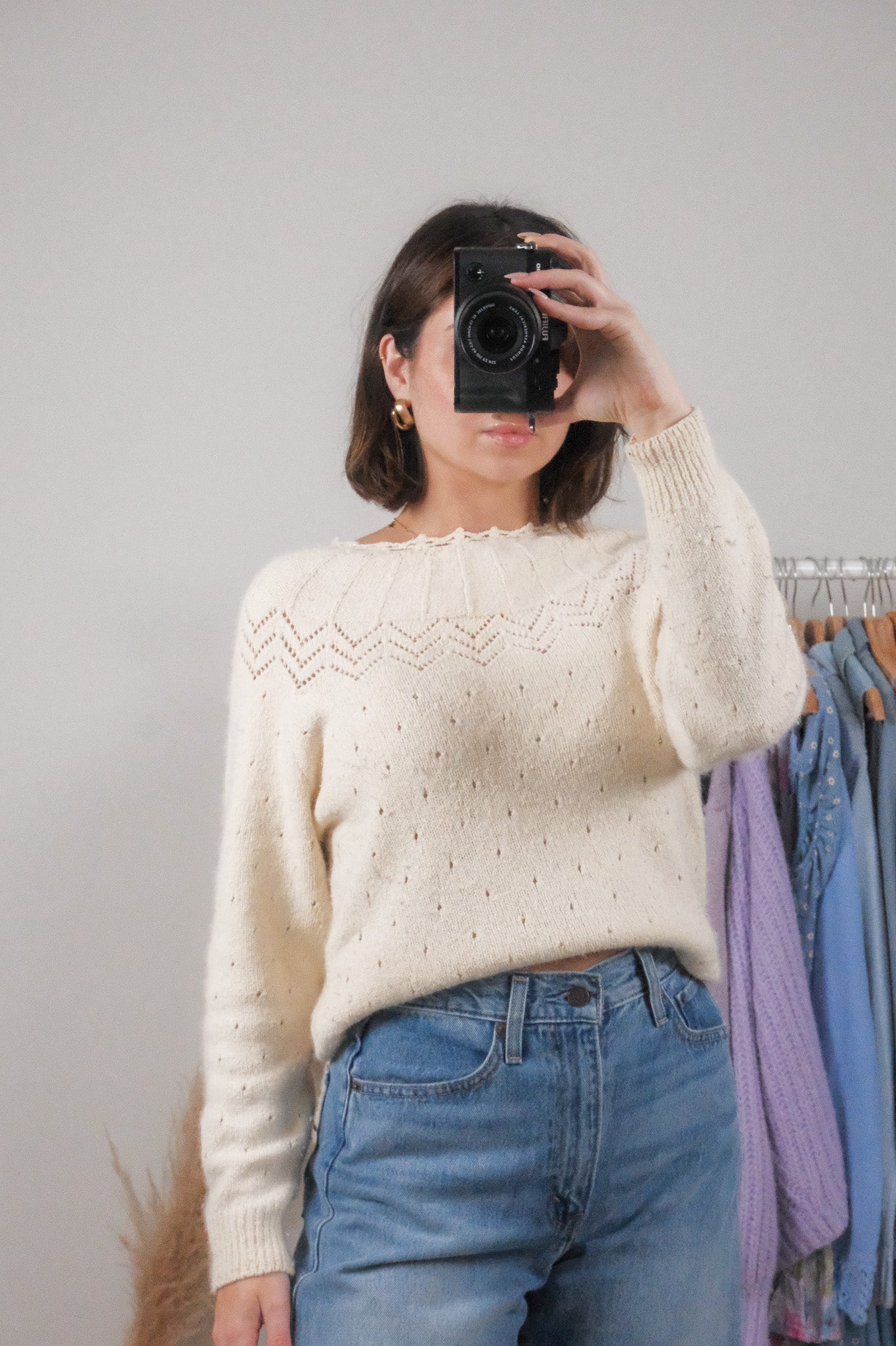 Vintage x Eaton x Silk/Angora/Wool Blend Knit (S/M)