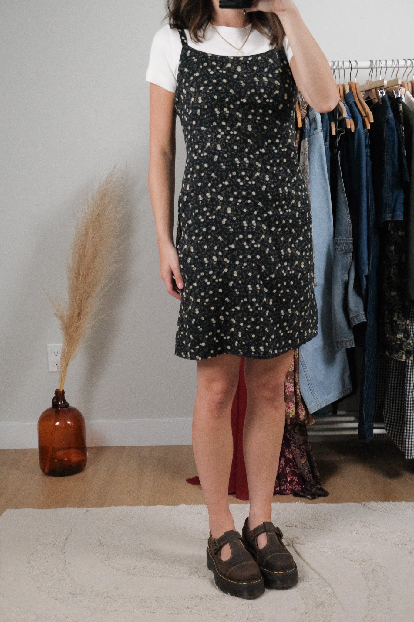 Vintage x Cotton Floral Mini Dress (8)