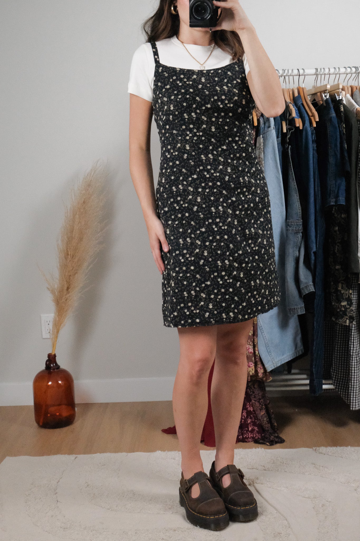 Vintage x Cotton Floral Mini Dress (8)