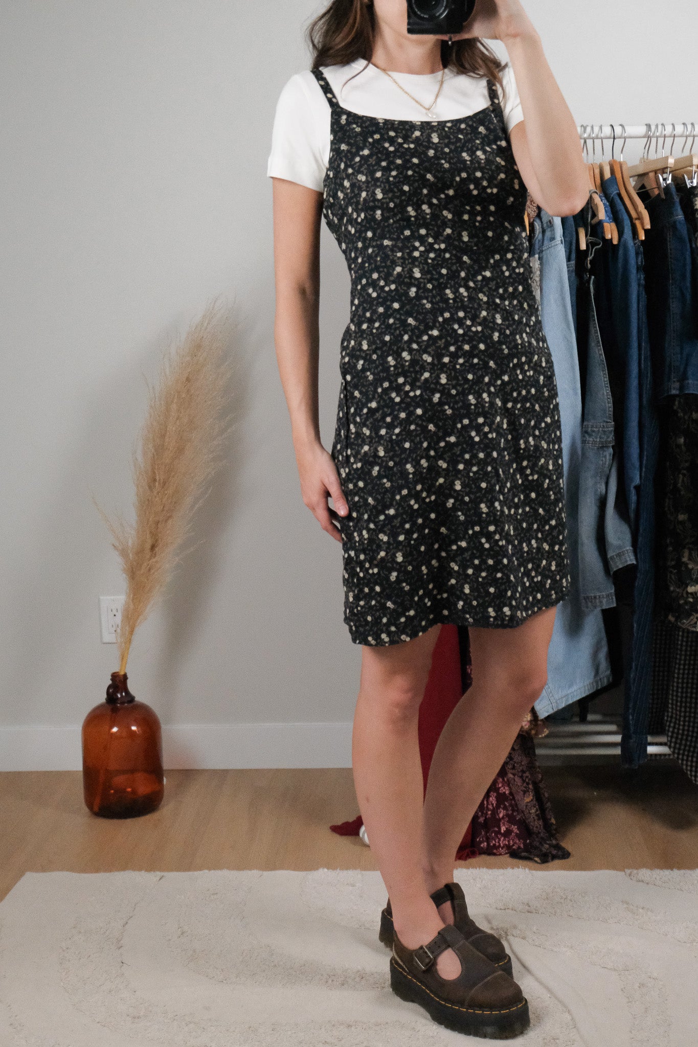 Vintage x Cotton Floral Mini Dress (8)