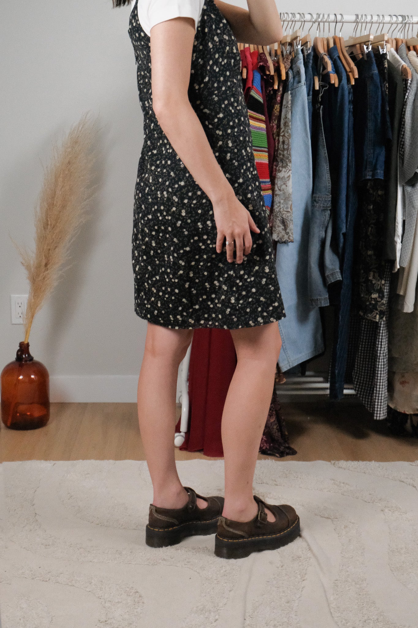 Vintage x Cotton Floral Mini Dress (8)