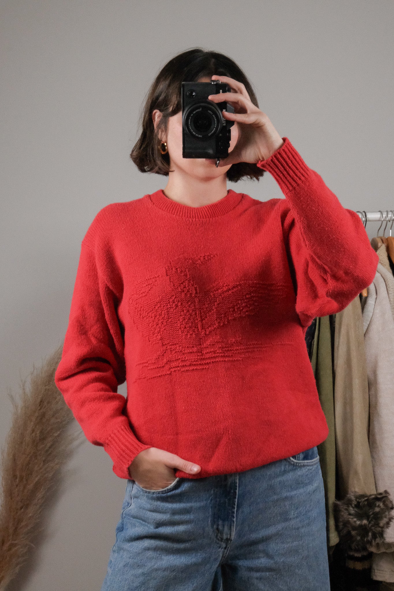 Made in Canada x Vintage x Textured Loon Sweater (S)