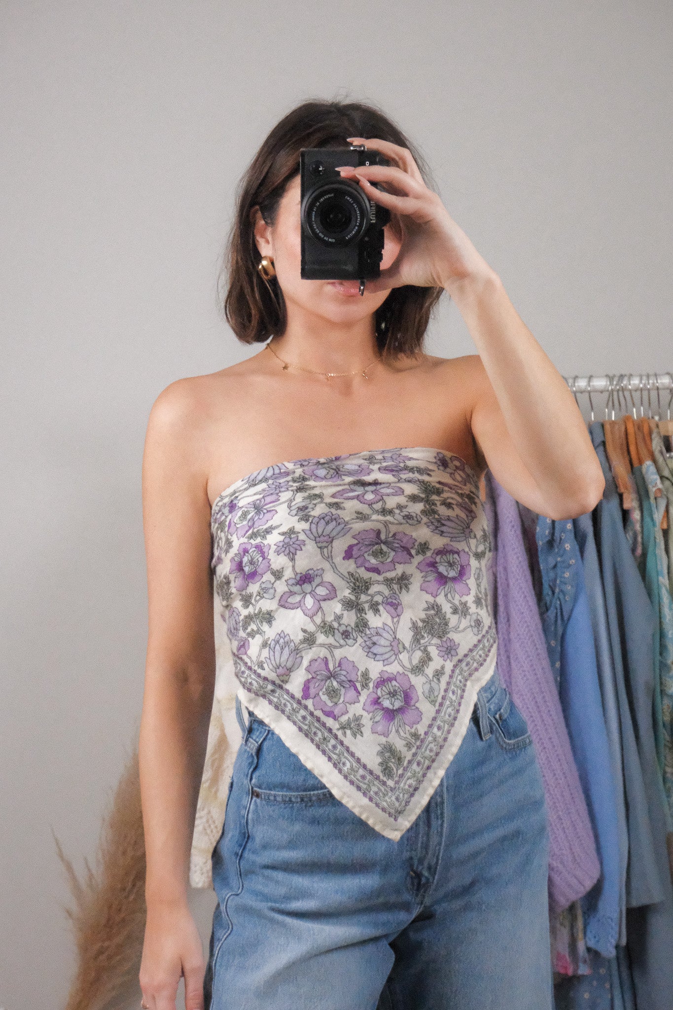 Made in Japan x Vintage x Floral Scarf