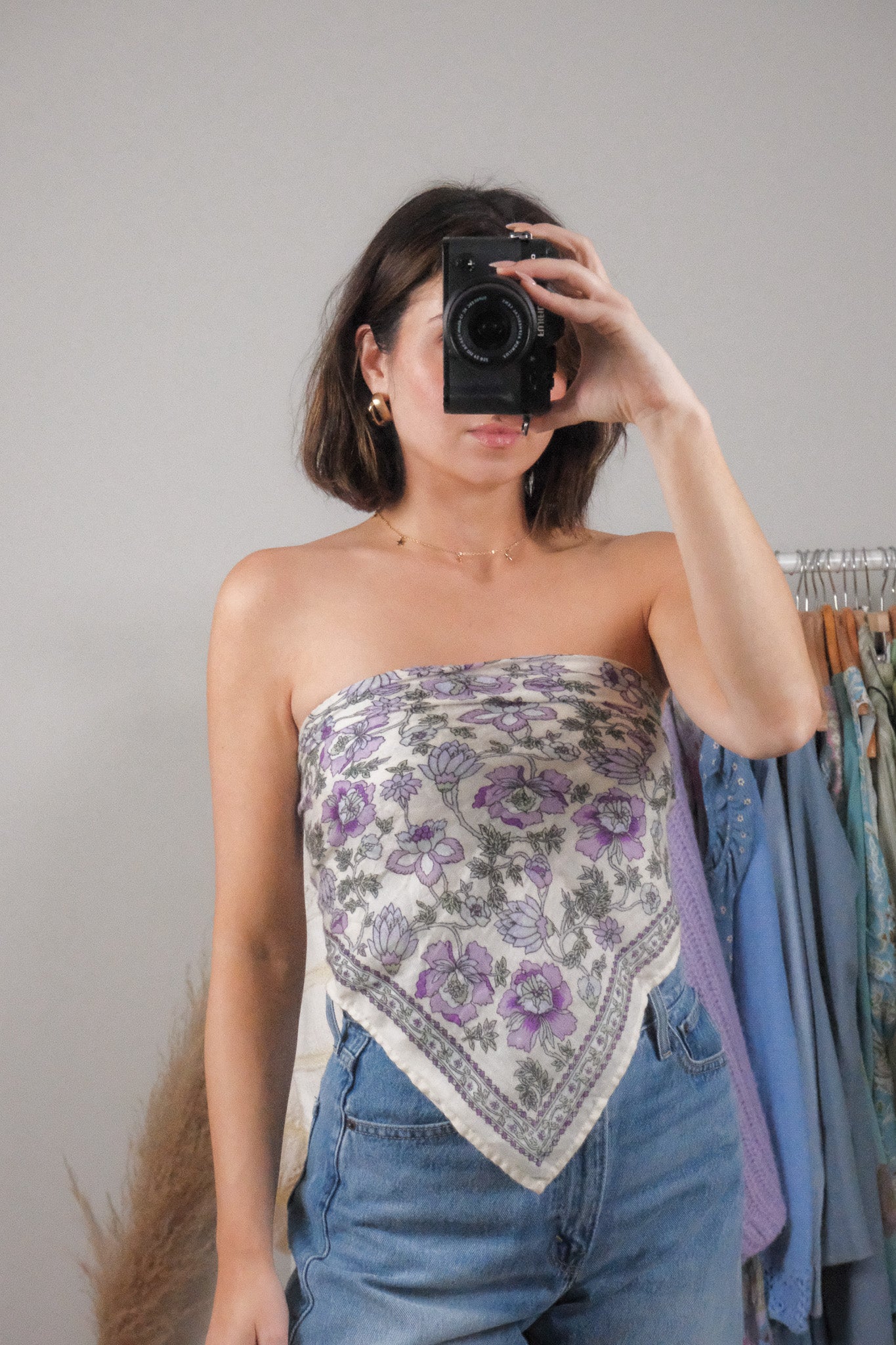 Made in Japan x Vintage x Floral Scarf