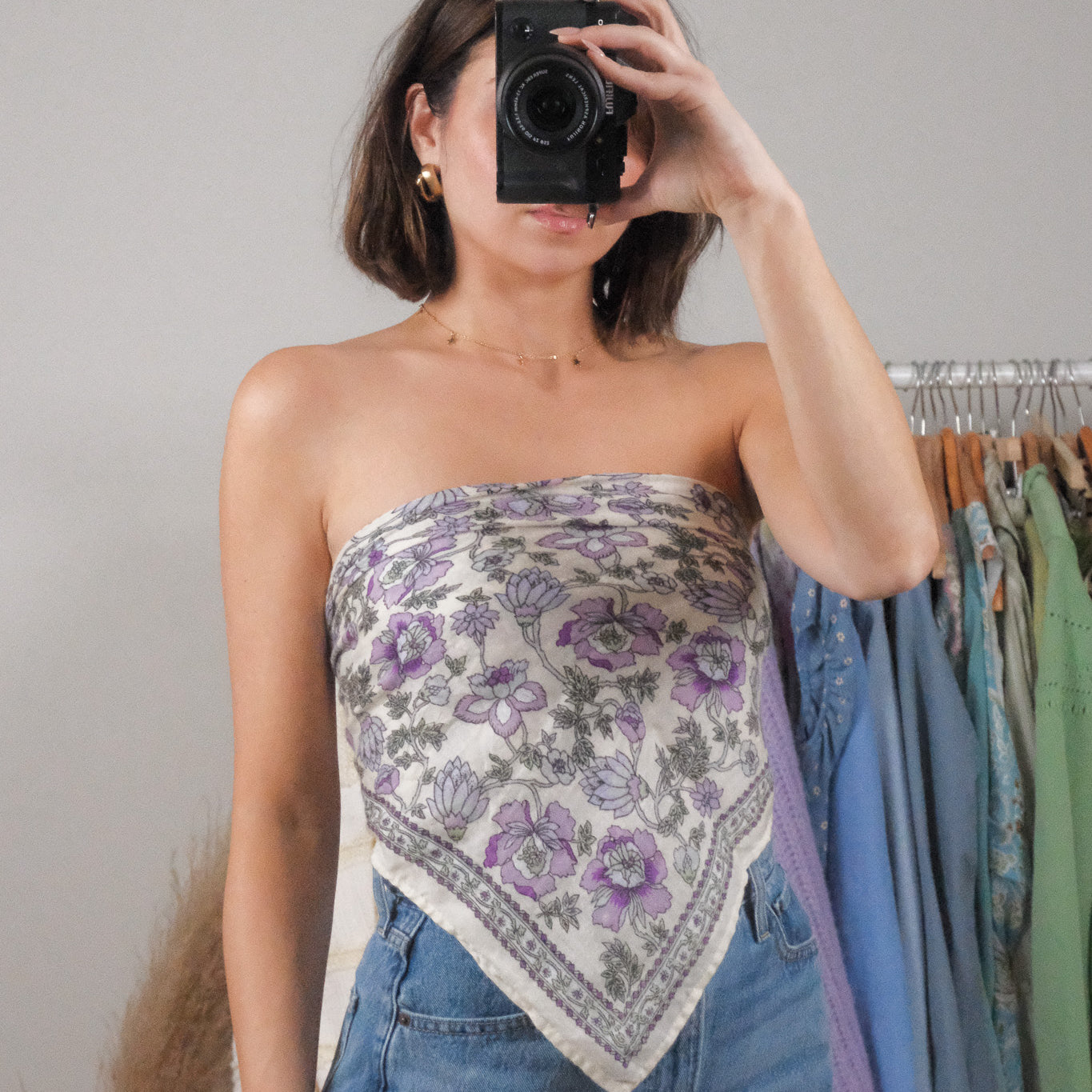Made in Japan x Vintage x Floral Scarf