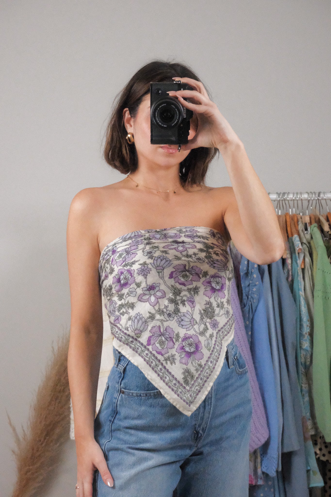 Made in Japan x Vintage x Floral Scarf