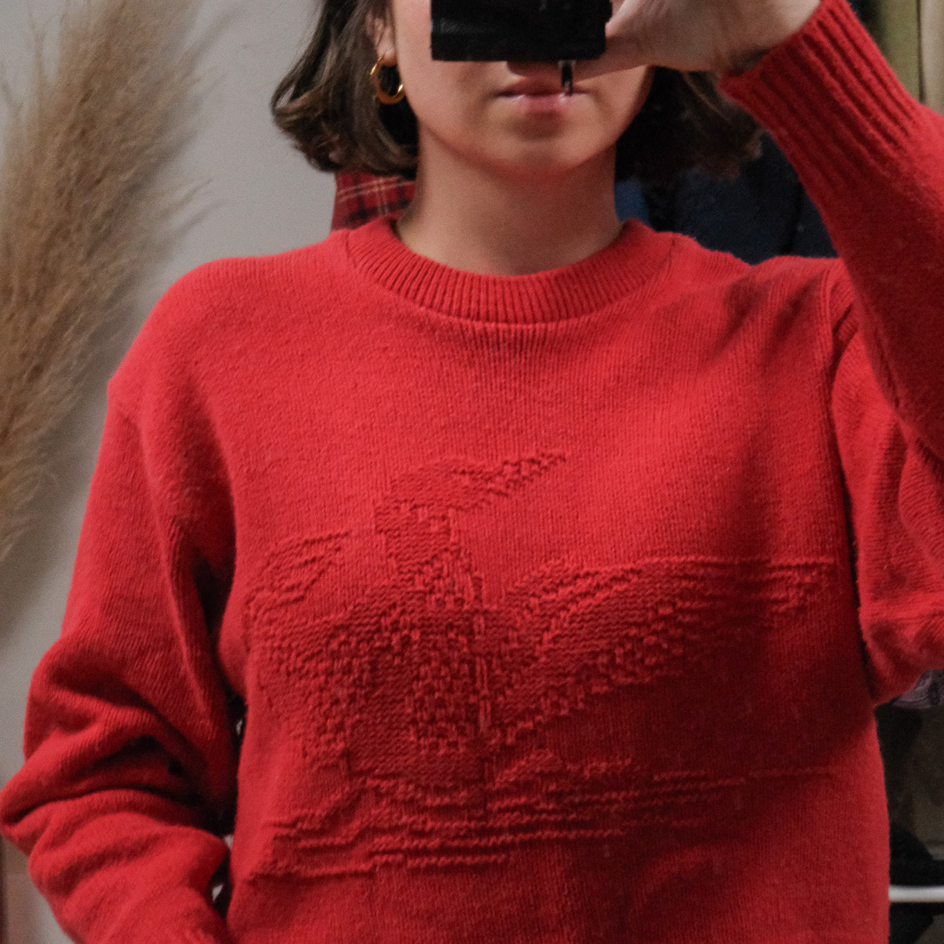 Made in Canada x Vintage x Textured Loon Sweater (S)