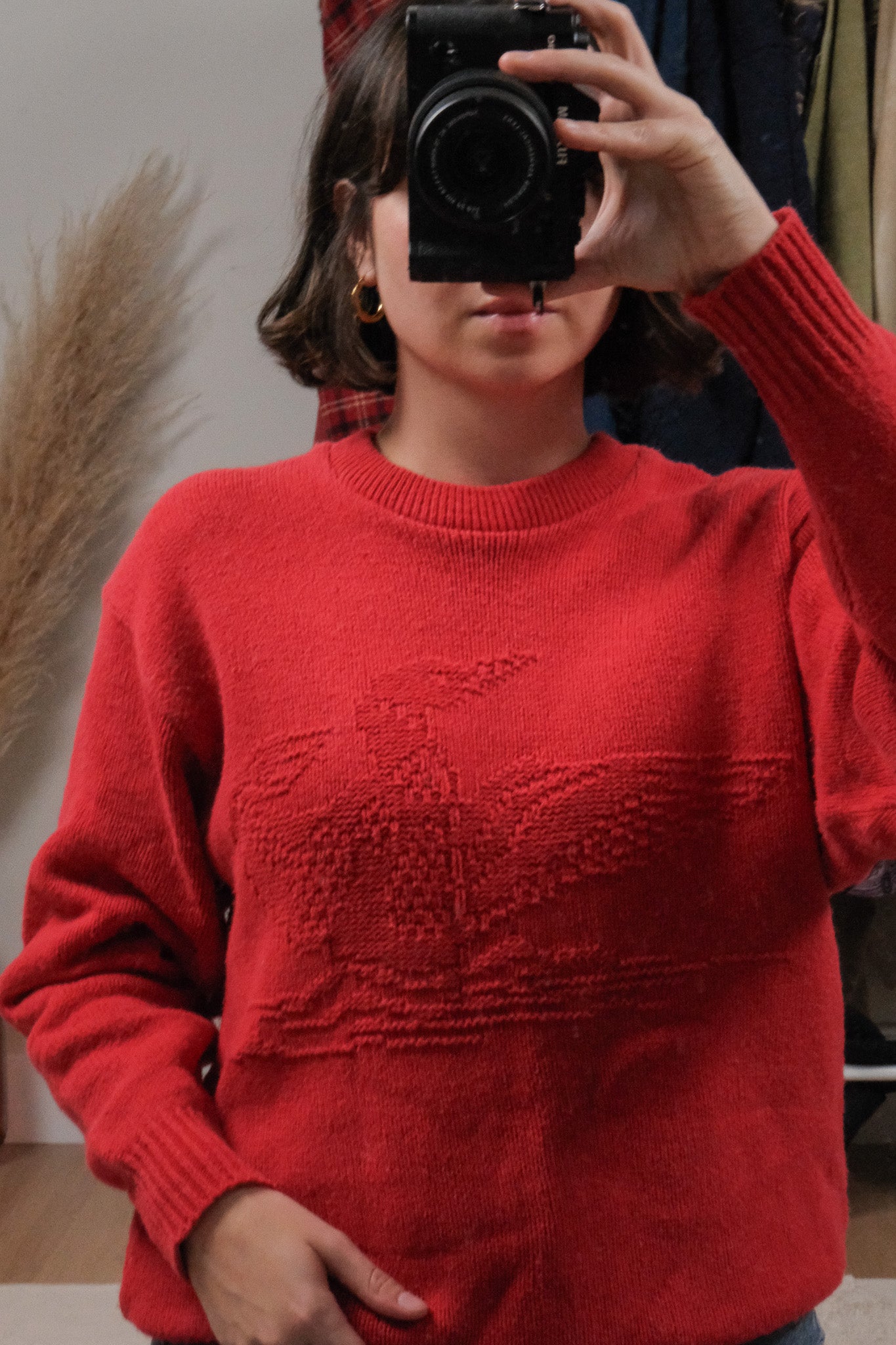 Made in Canada x Vintage x Textured Loon Sweater (S)