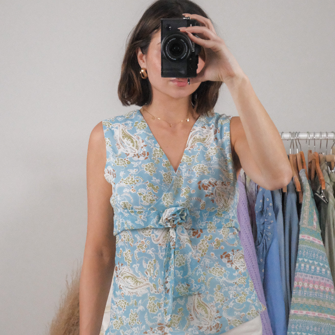 Vintage x Floral Tank (M)