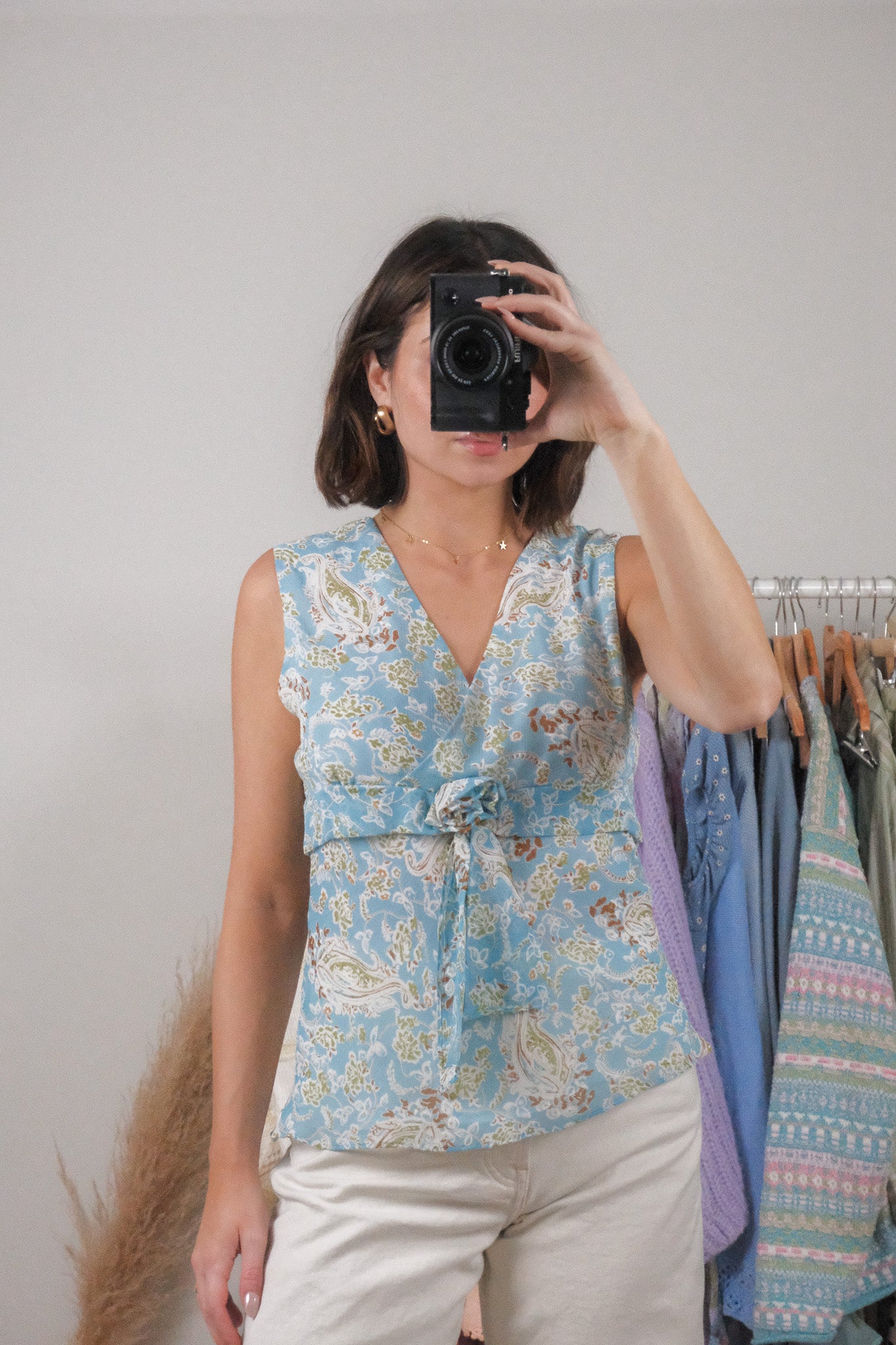 Vintage x Floral Tank (M)