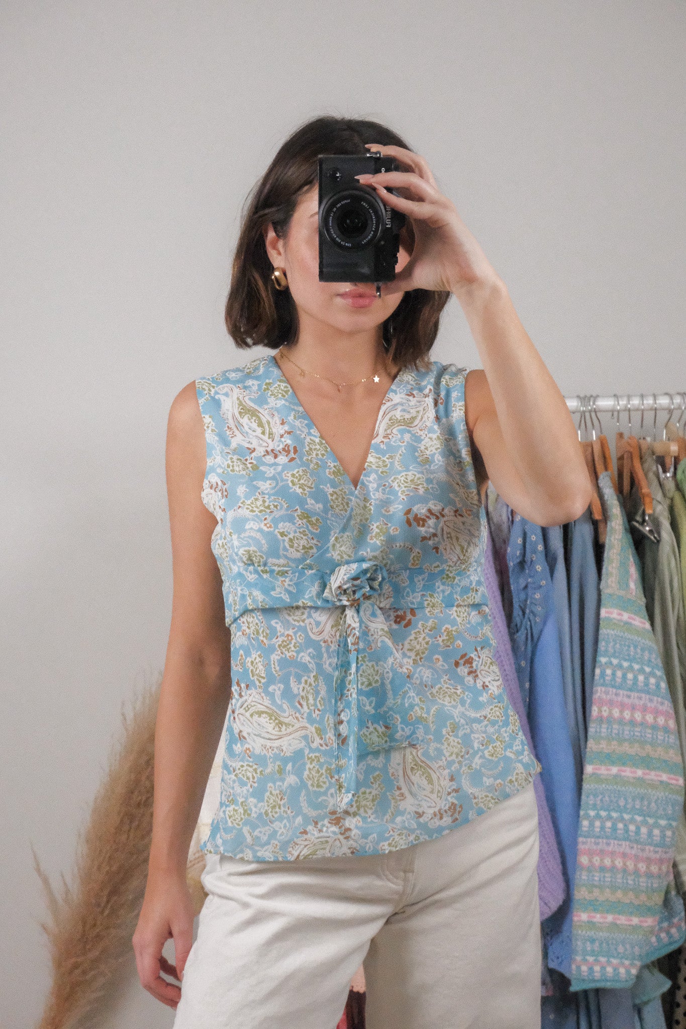 Vintage x Floral Tank (M)