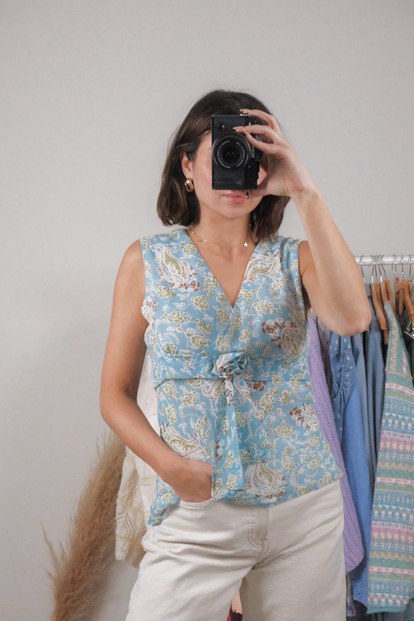 Vintage x Floral Tank (M)